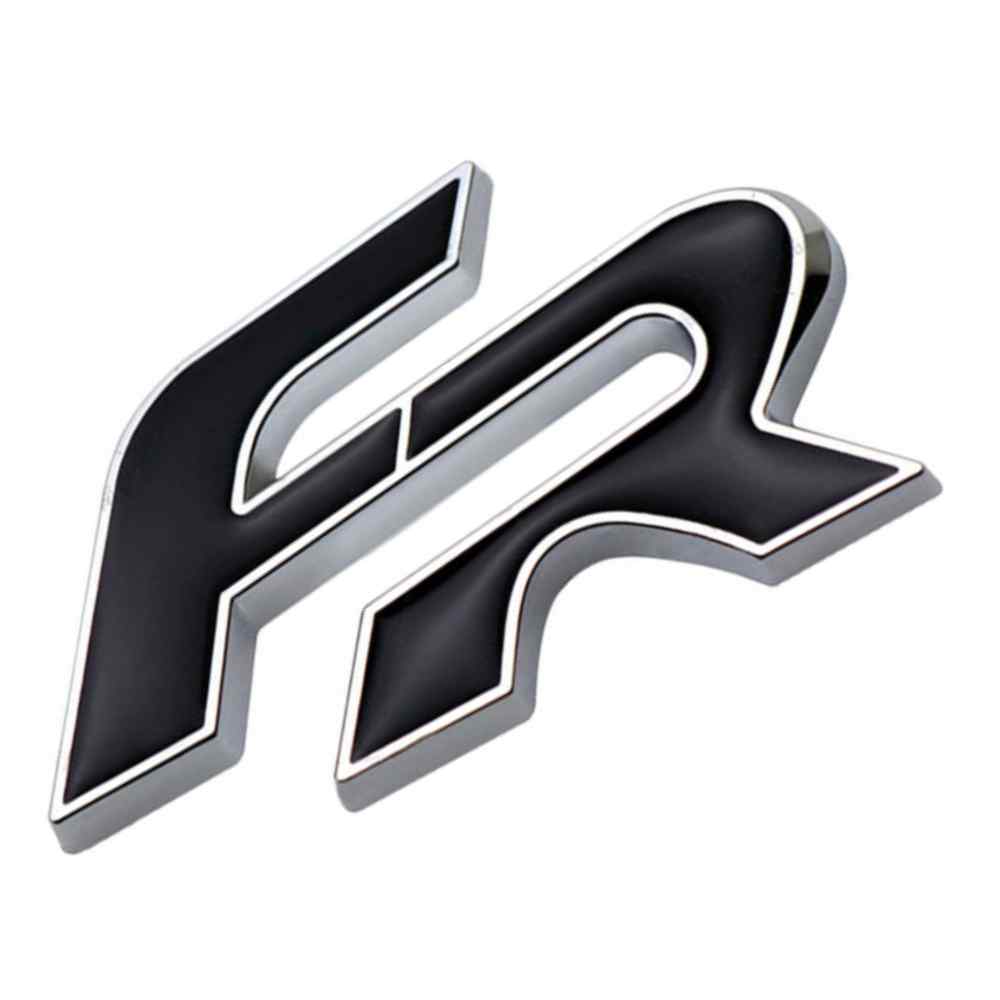 Emblema FR para trasero compatible con Seat negro