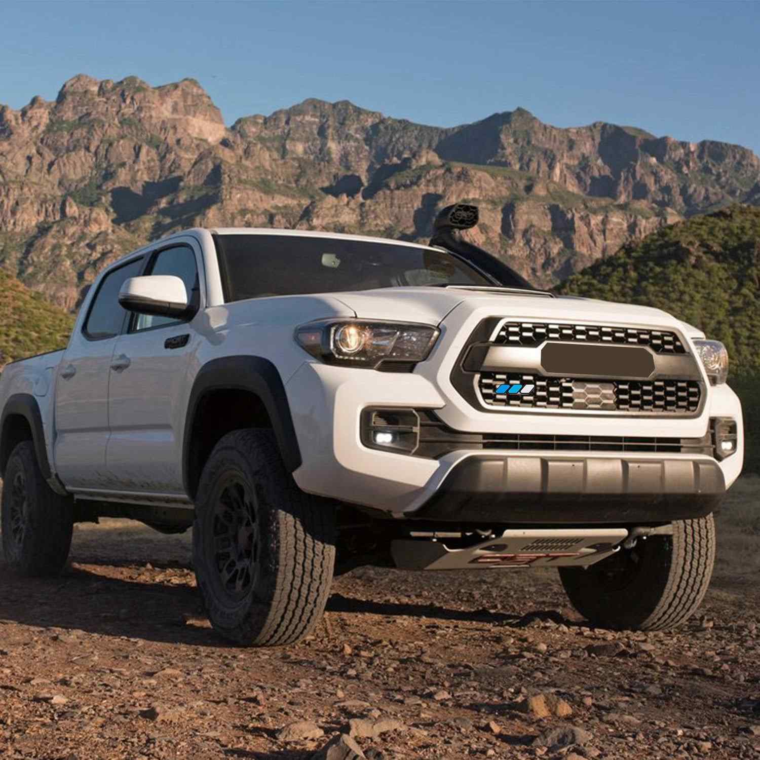 Emblema parrilla tricolor Compatible con Toyota Tacoma 4Runner Tundra Rav4 Azul - imagen 4