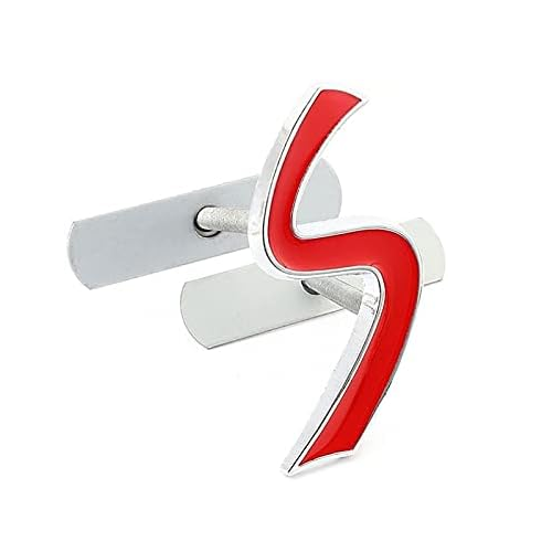 Emblema Logo S parrilla compatible con Mini plateado rojo - imagen 1