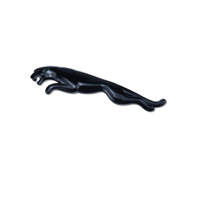 Emblema adhesivo compatible con Jaguar negro mate - imagen 1