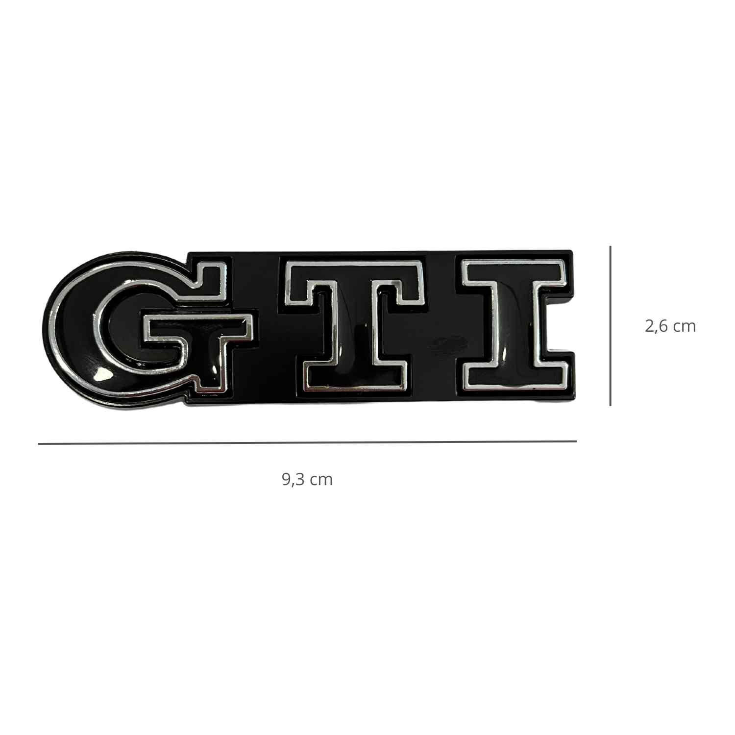 Emblema parrilla GTI compatible con VW negro - imagen 7