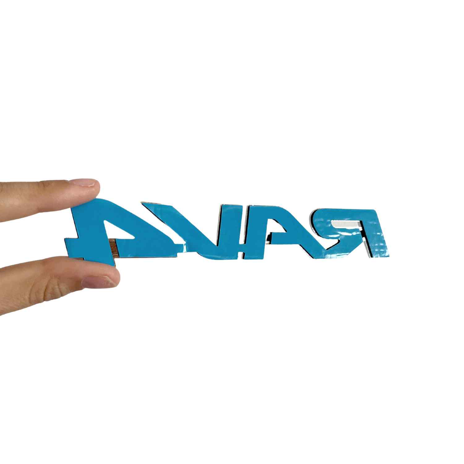 Emblema RAV4 para trasero compatible con Toyota plateado rojo - imagen 4