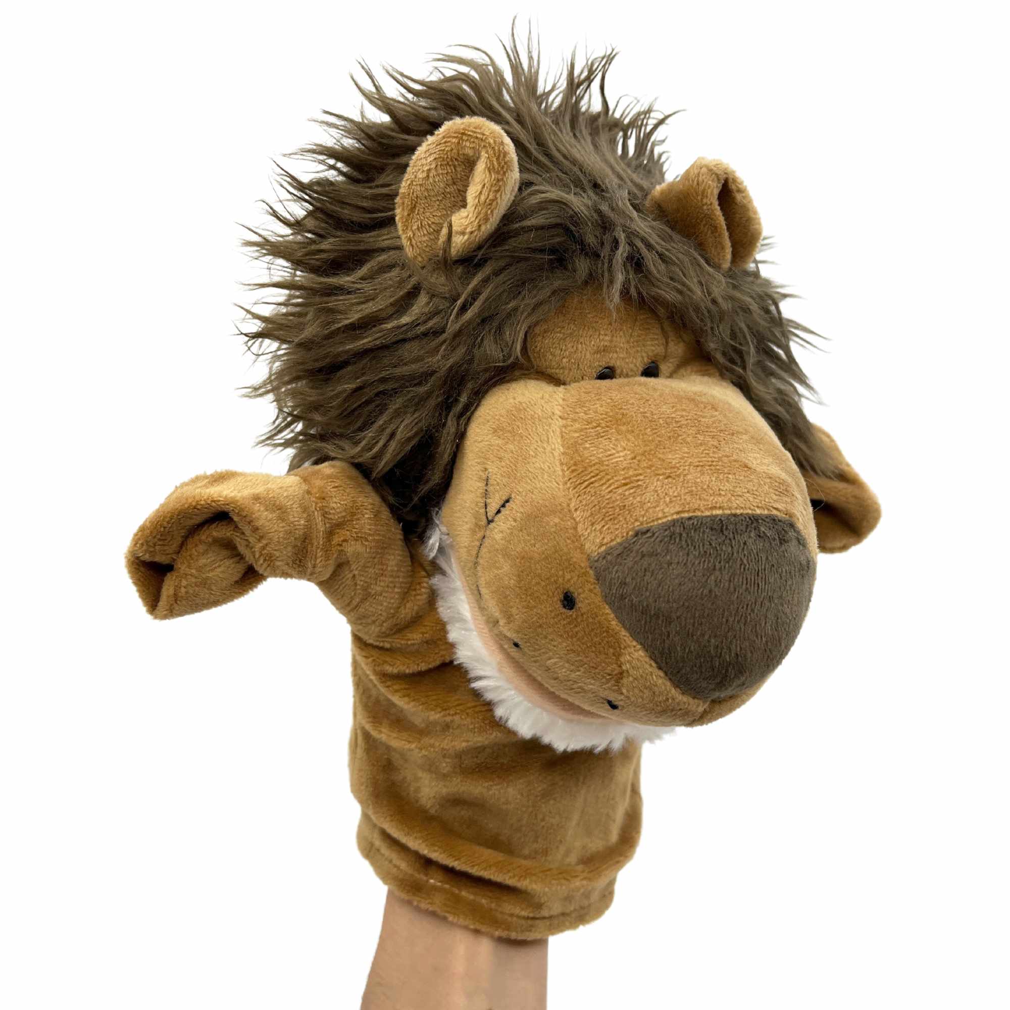 Marioneta mano peluche de Leon - imagen 1