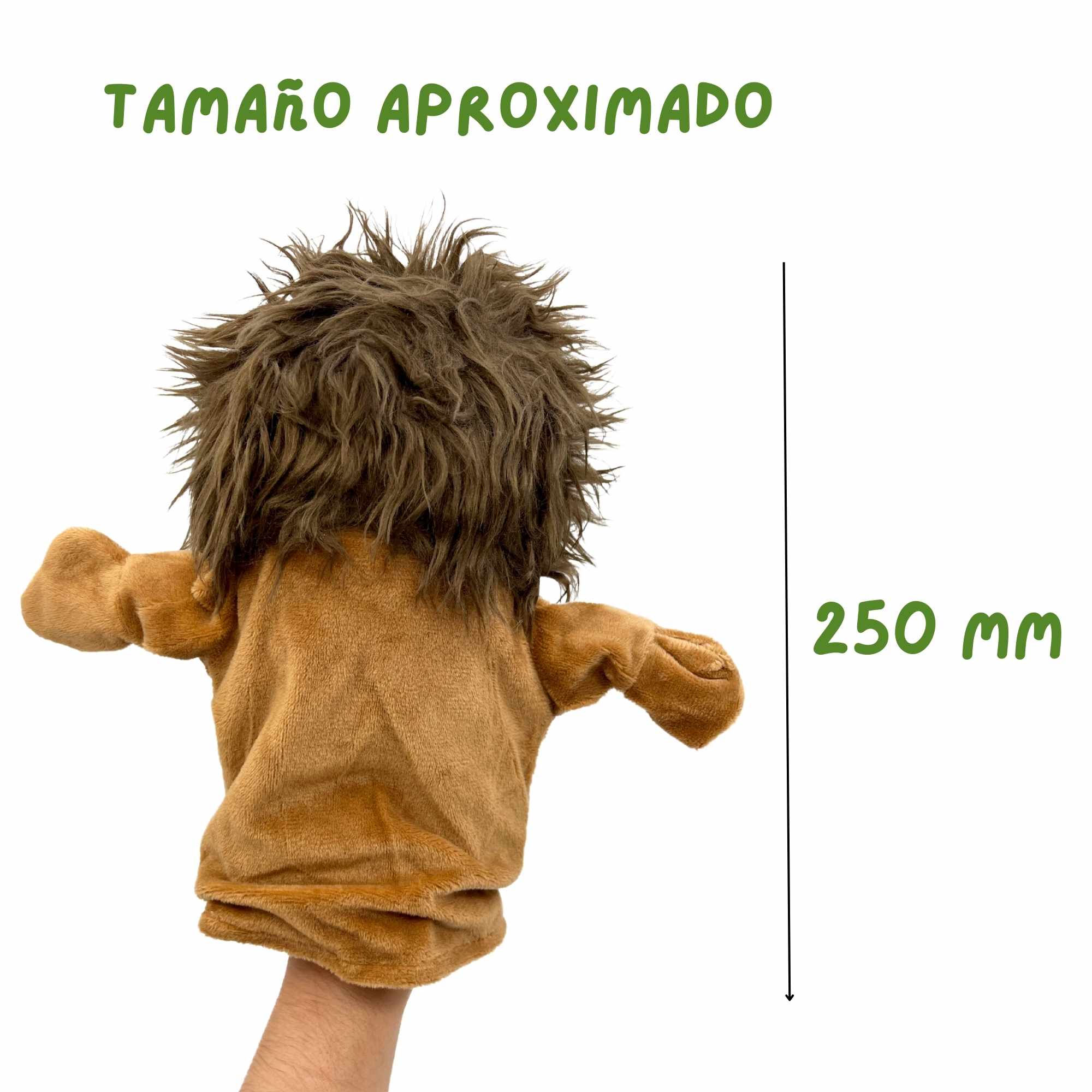 Marioneta mano peluche de Leon - imagen 4