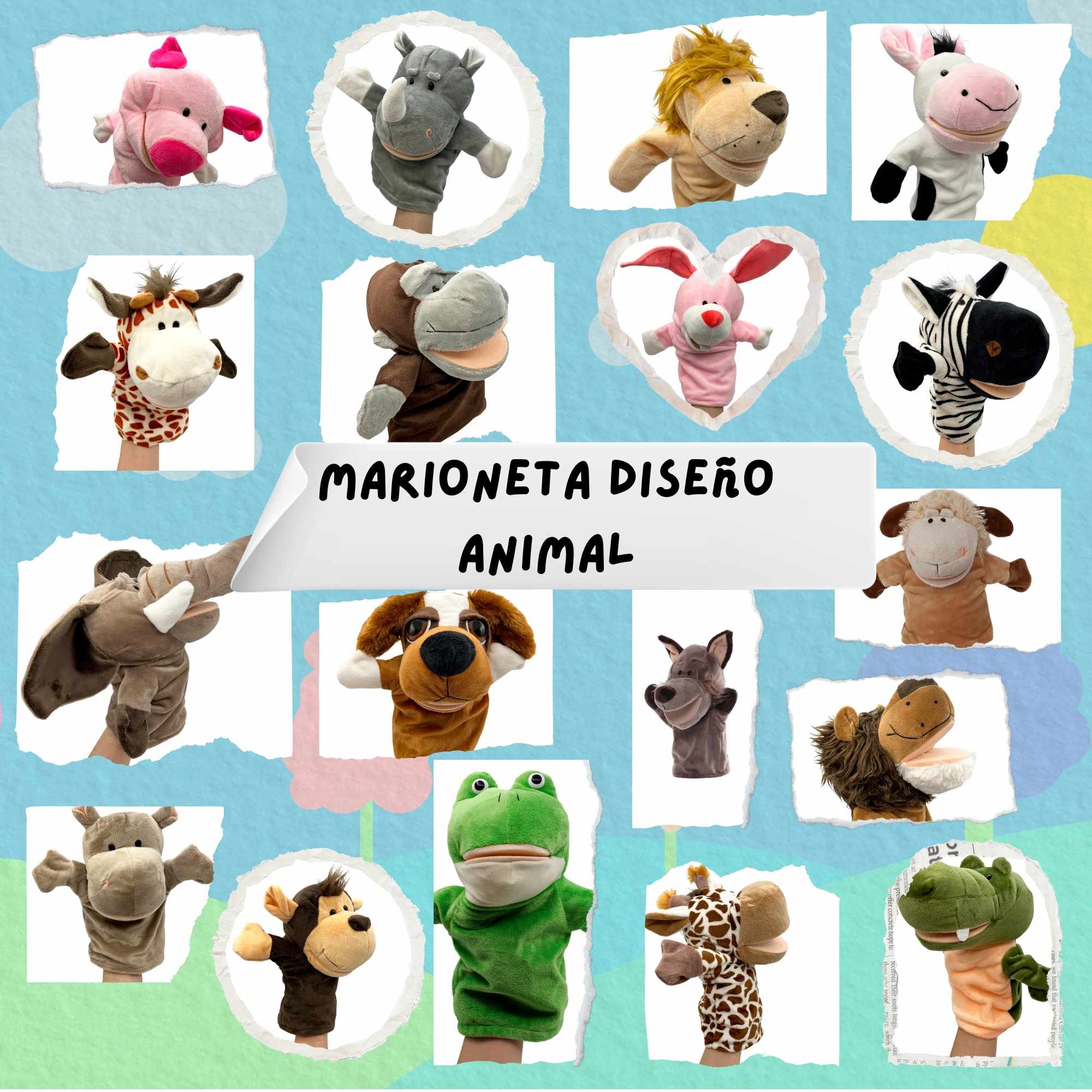 Marioneta mano peluche de Leon - imagen 6