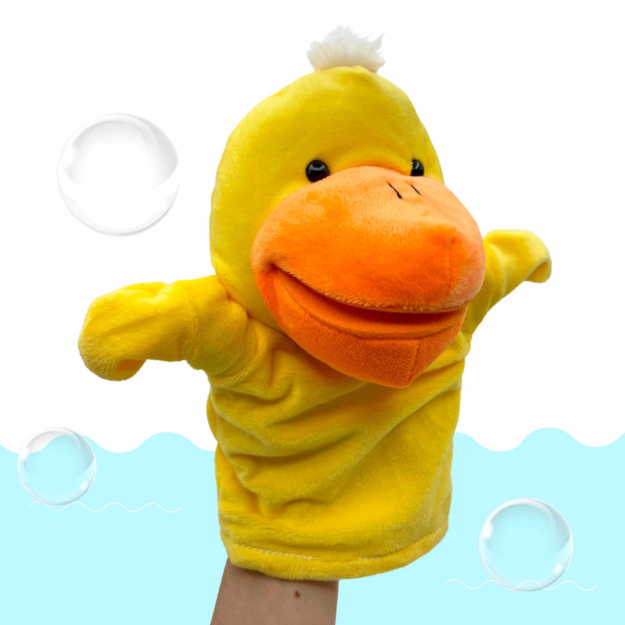 Marioneta mano peluche de Pollo - imagen 1