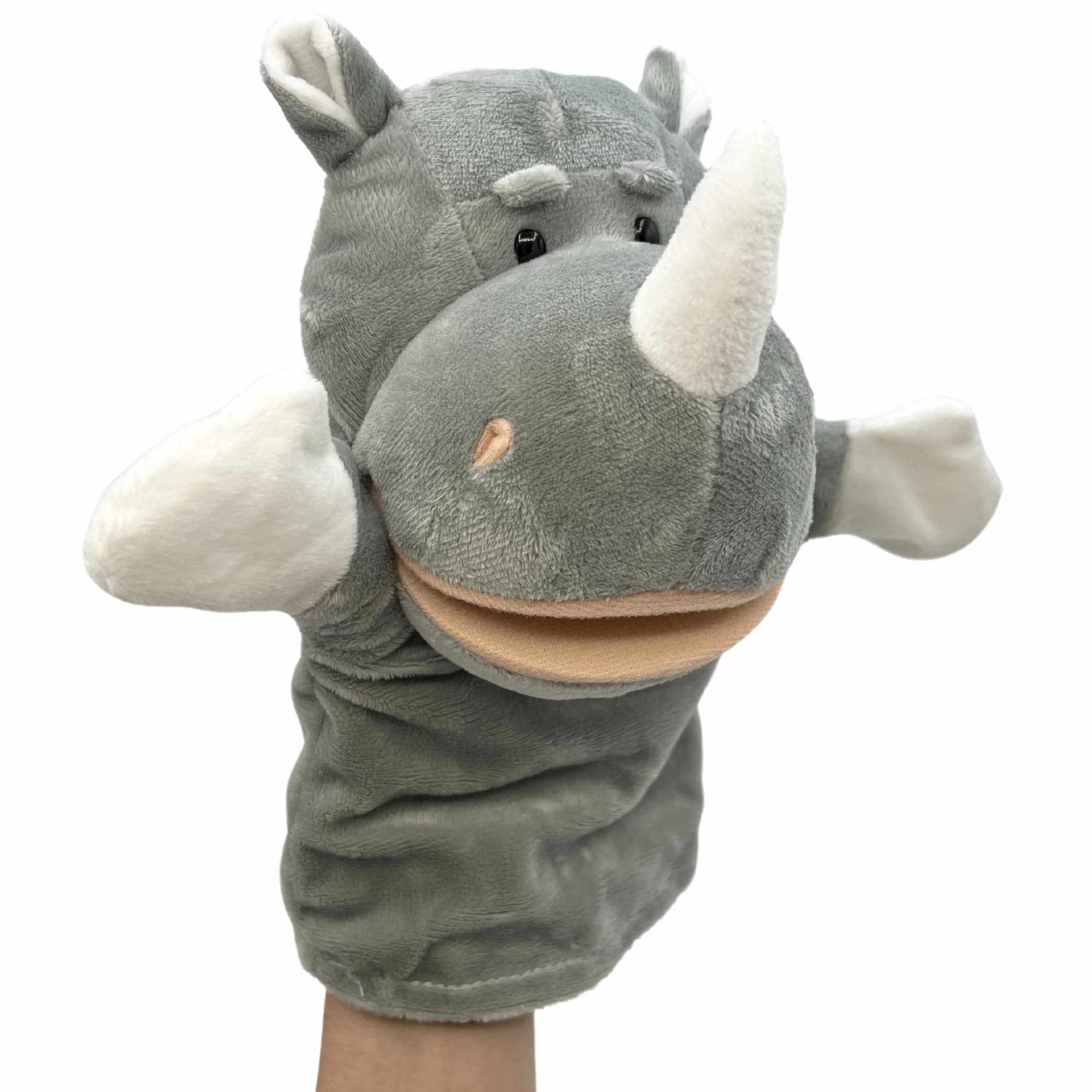 Marioneta mano peluche de Rinoceronte
