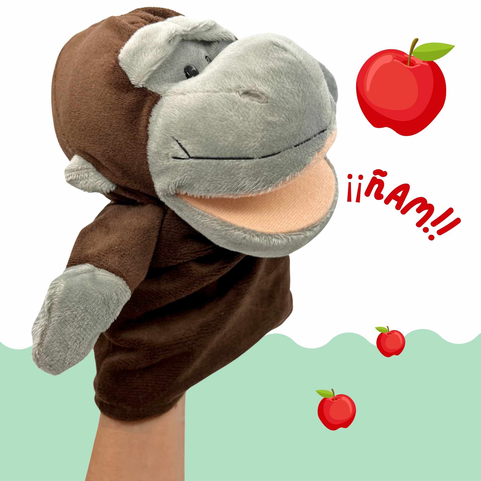 Marioneta mano peluche de Gorila - imagen 2
