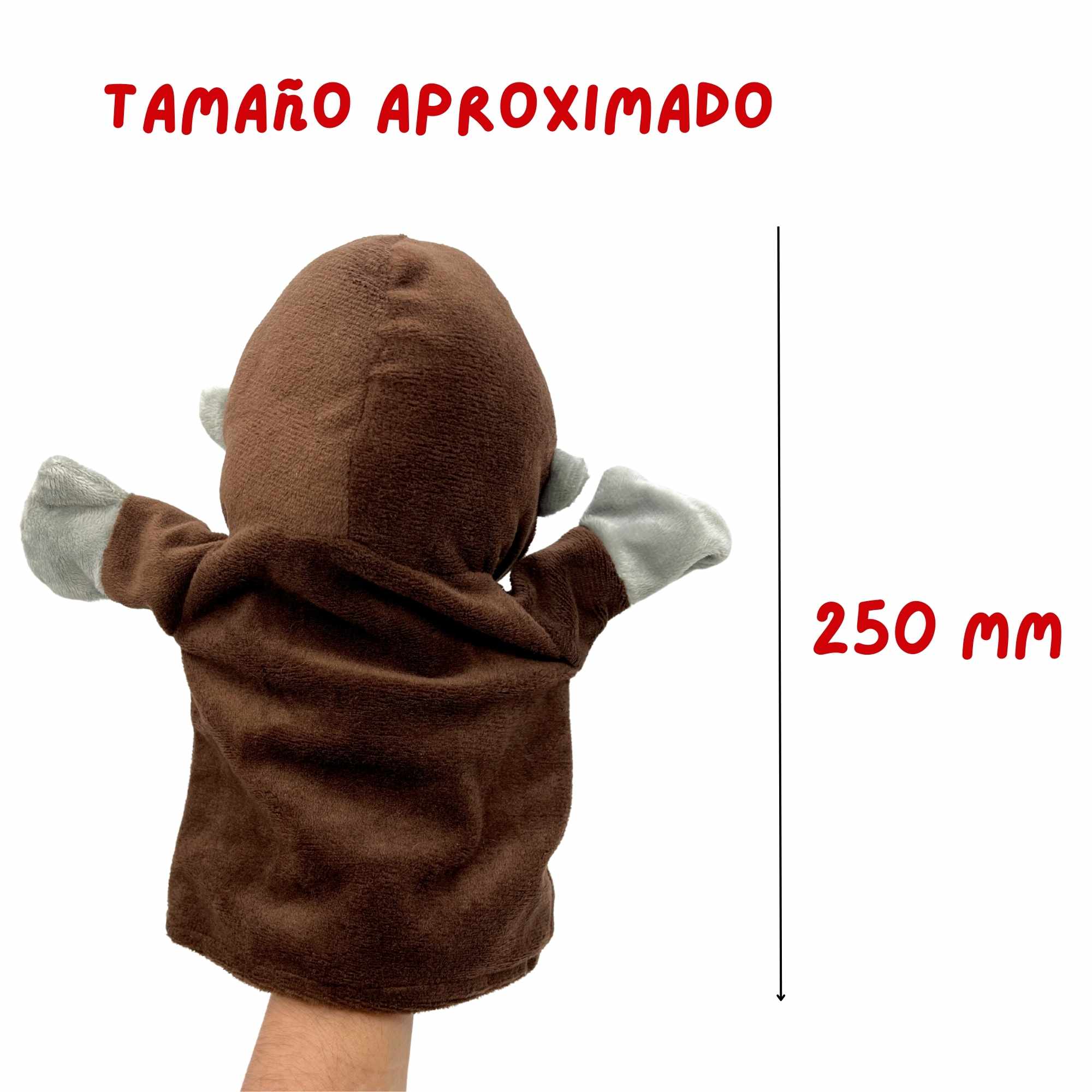 Marioneta mano peluche de Gorila - imagen 4