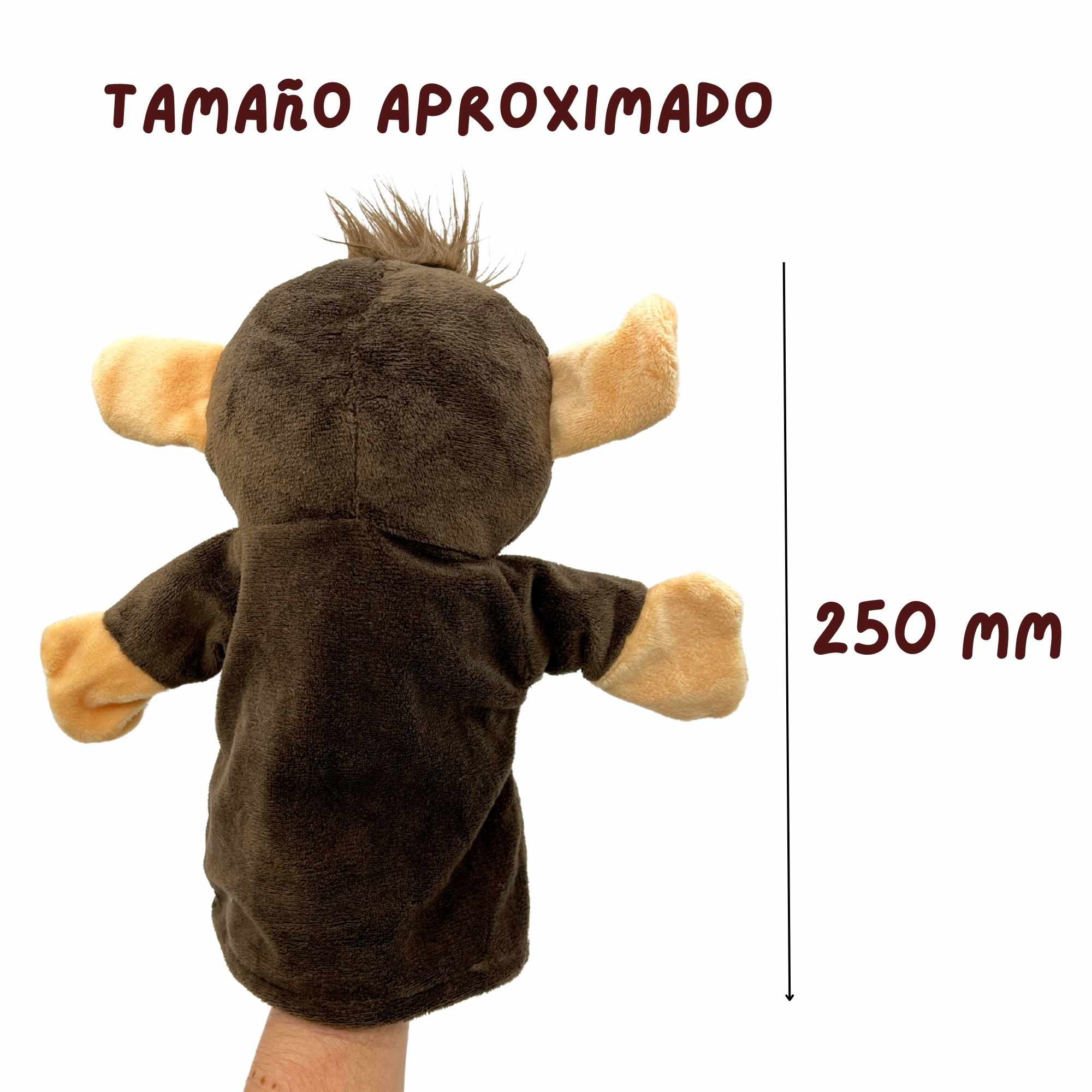Marioneta mano peluche de Mono - imagen 4