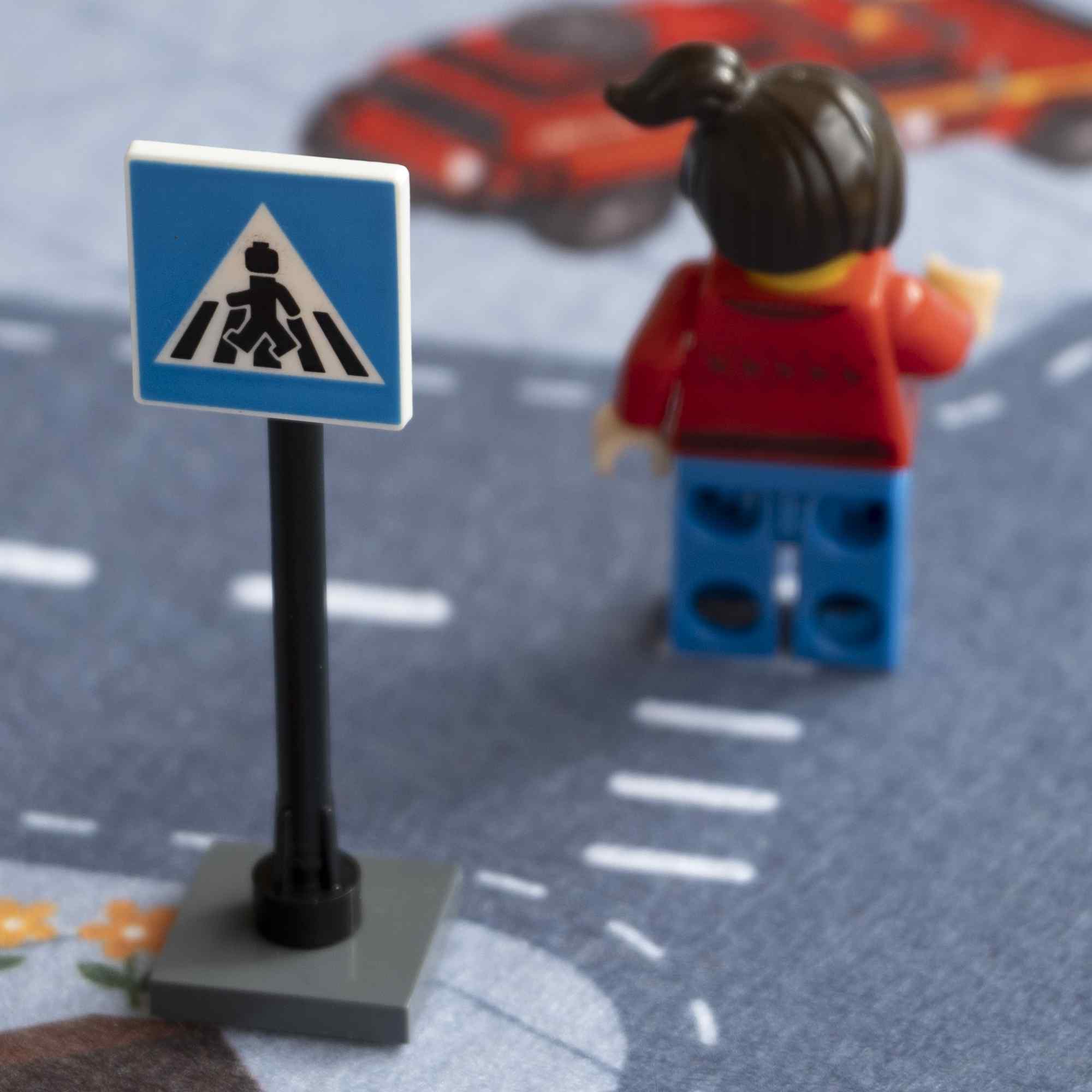 Señal trafico paso de cebra juguetes construccion - imagen 7