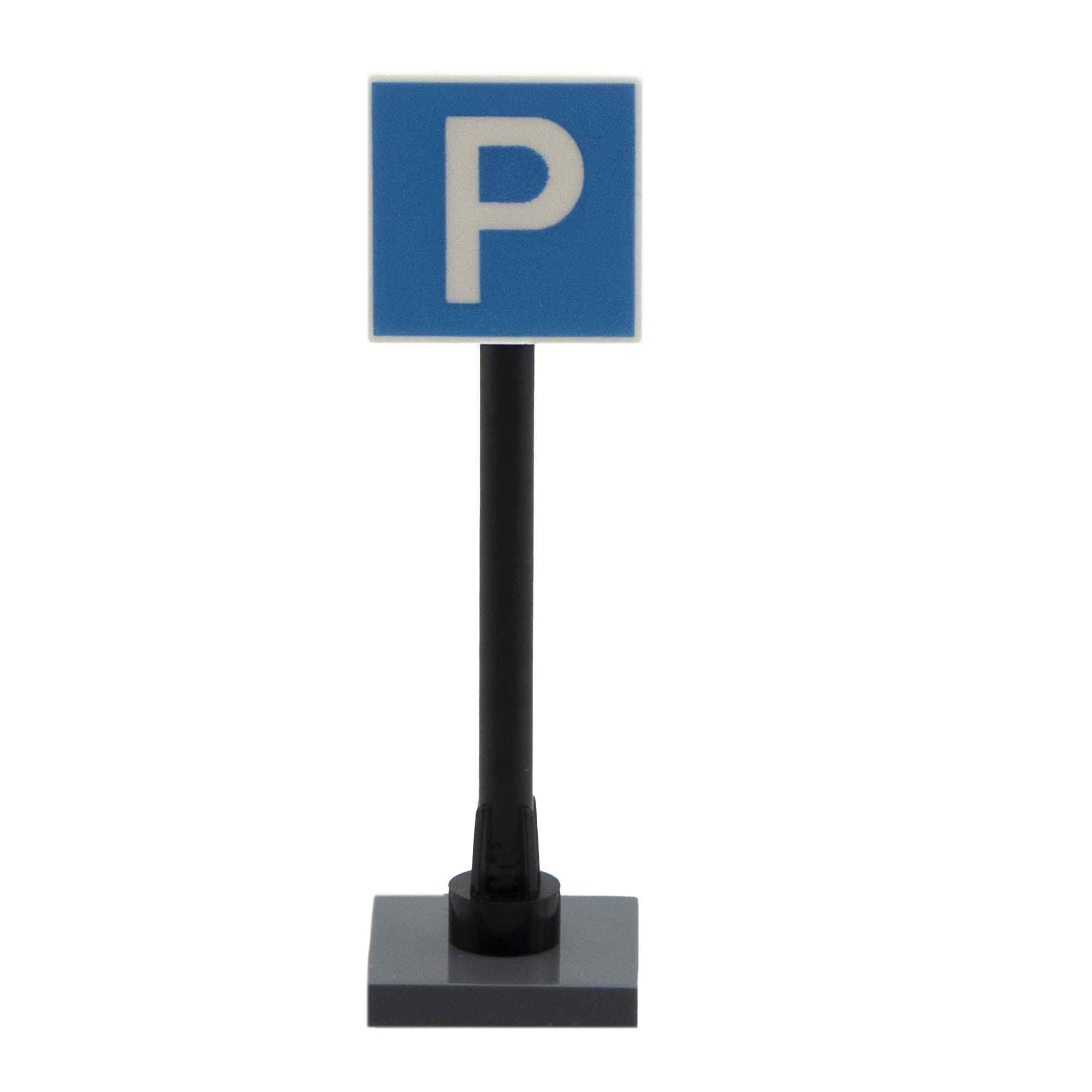 Señal trafico parking juguetes construccion
