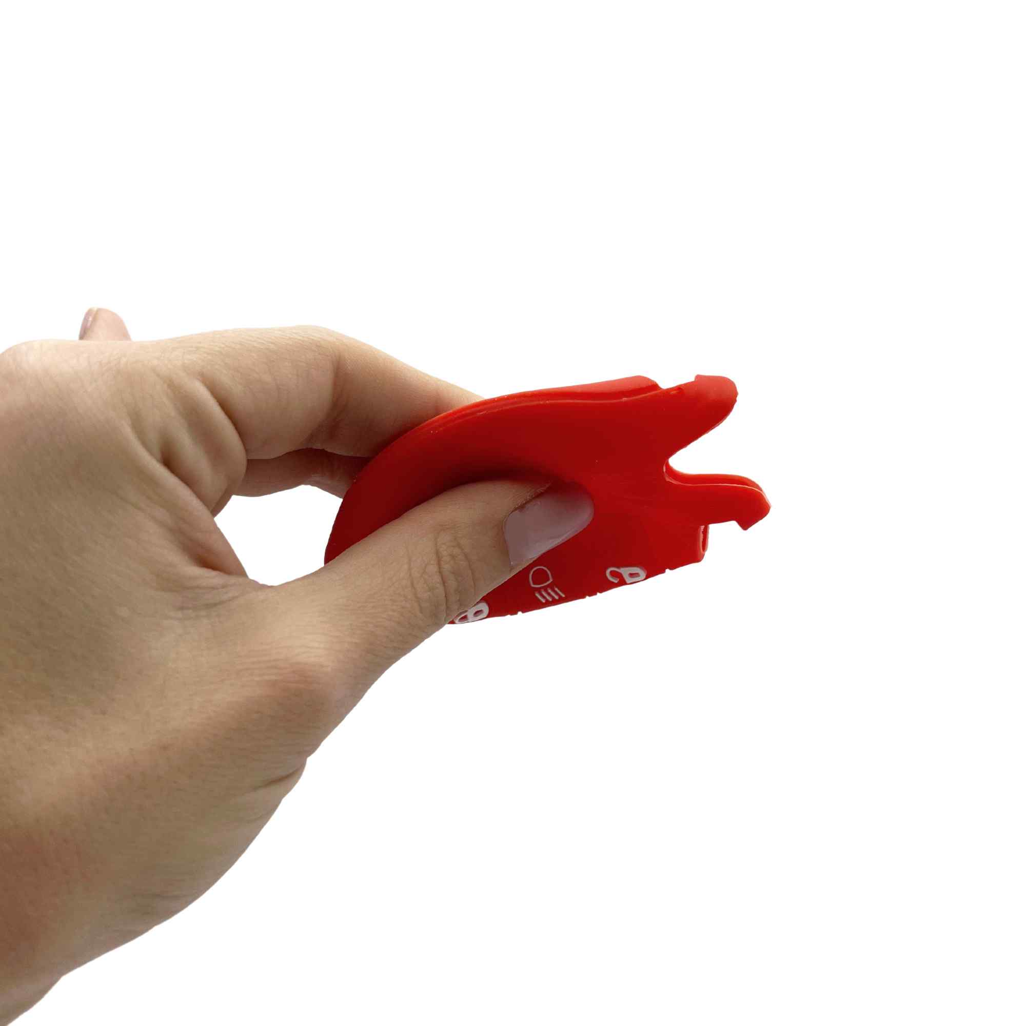 Funda silicona mando llave de coche 3 botones compatible con Peugeot Rojo - imagen 3