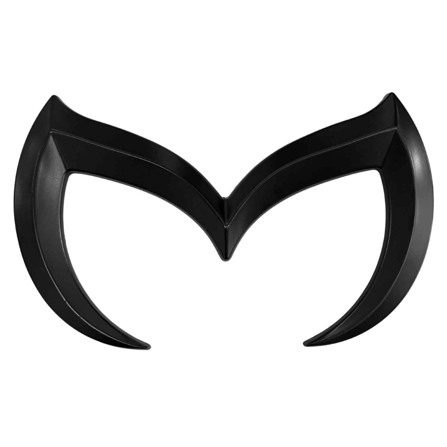 Emblema Adhesivo trasero Compatible con Mazda Negro