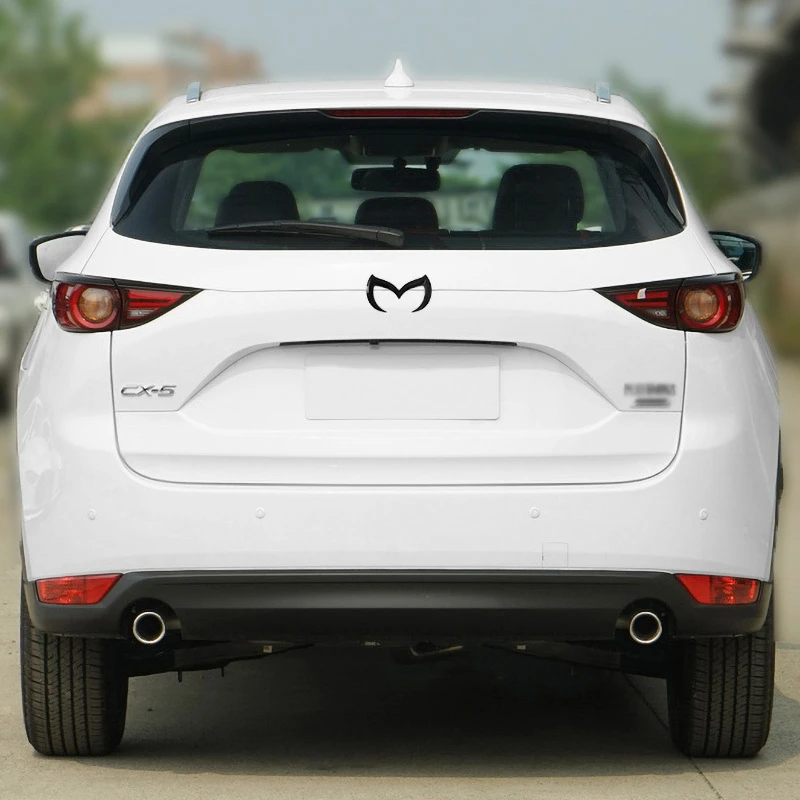 Emblema Adhesivo trasero Compatible con Mazda Negro - imagen 3