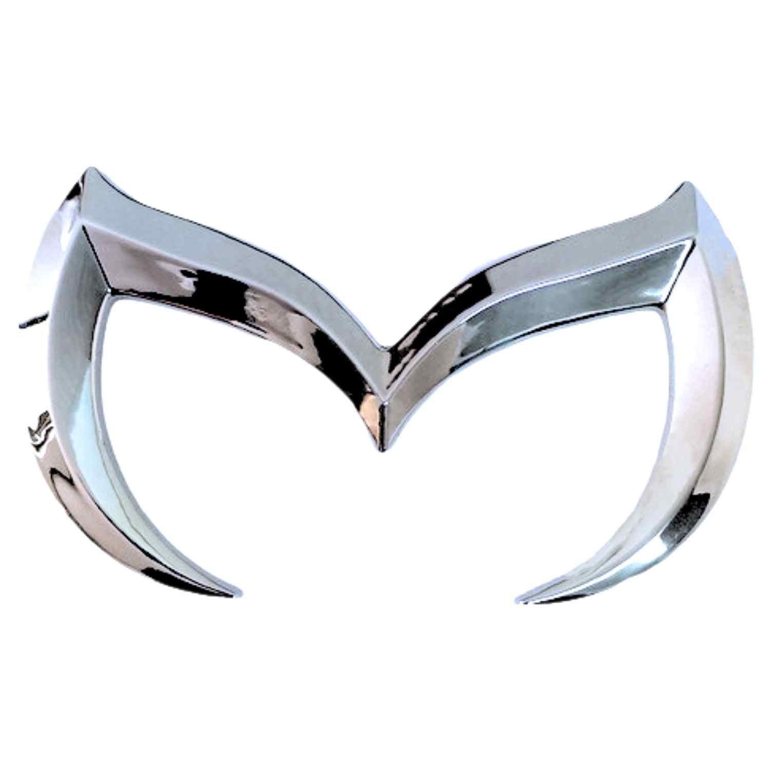 Emblema Adhesivo trasero Compatible con Mazda Plateado - imagen 1