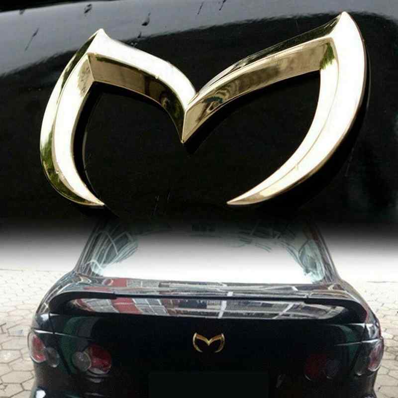 Emblema Adhesivo trasero Compatible con Mazda Plateado - imagen 6