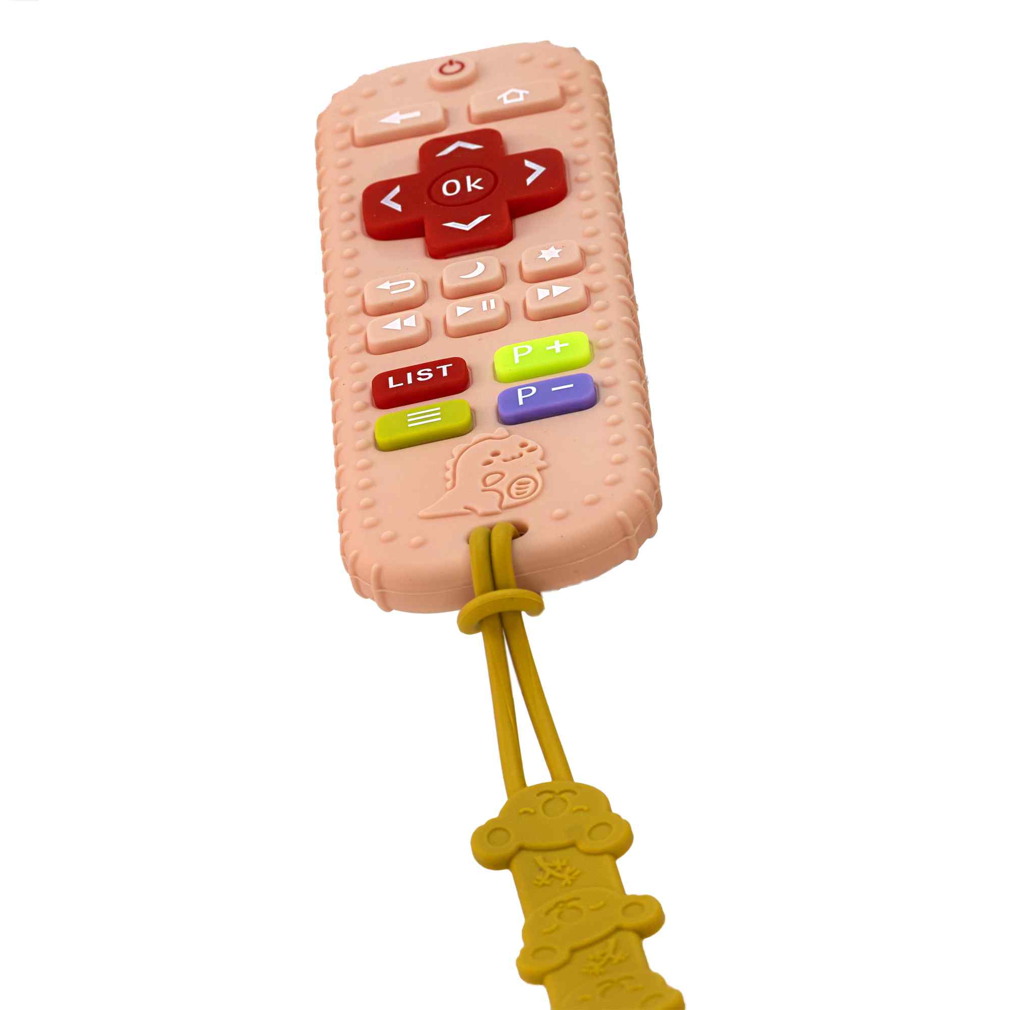 Juguete para bebe mando distancia Dentición Mordedores Silicona Rosa - imagen 3