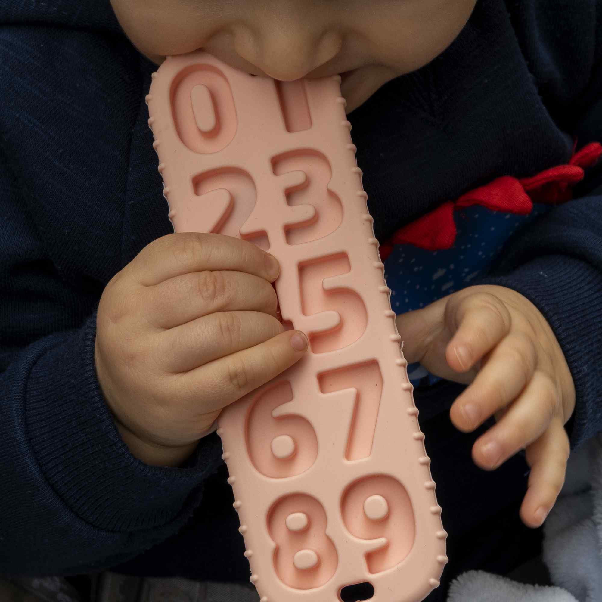 Juguete para bebe mando distancia Dentición Mordedores Silicona Rosa - imagen 4
