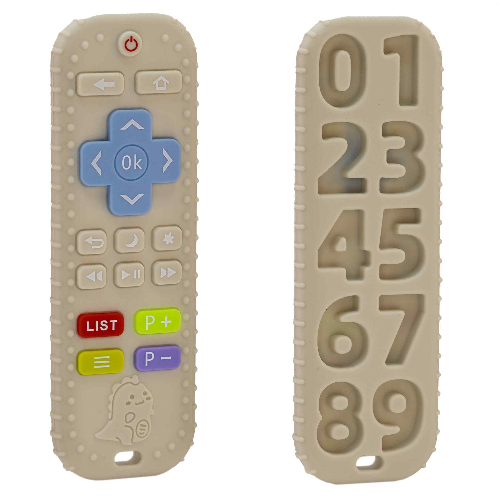 Juguete para bebe mando distancia Dentición Mordedores Silicona Beige - imagen 4