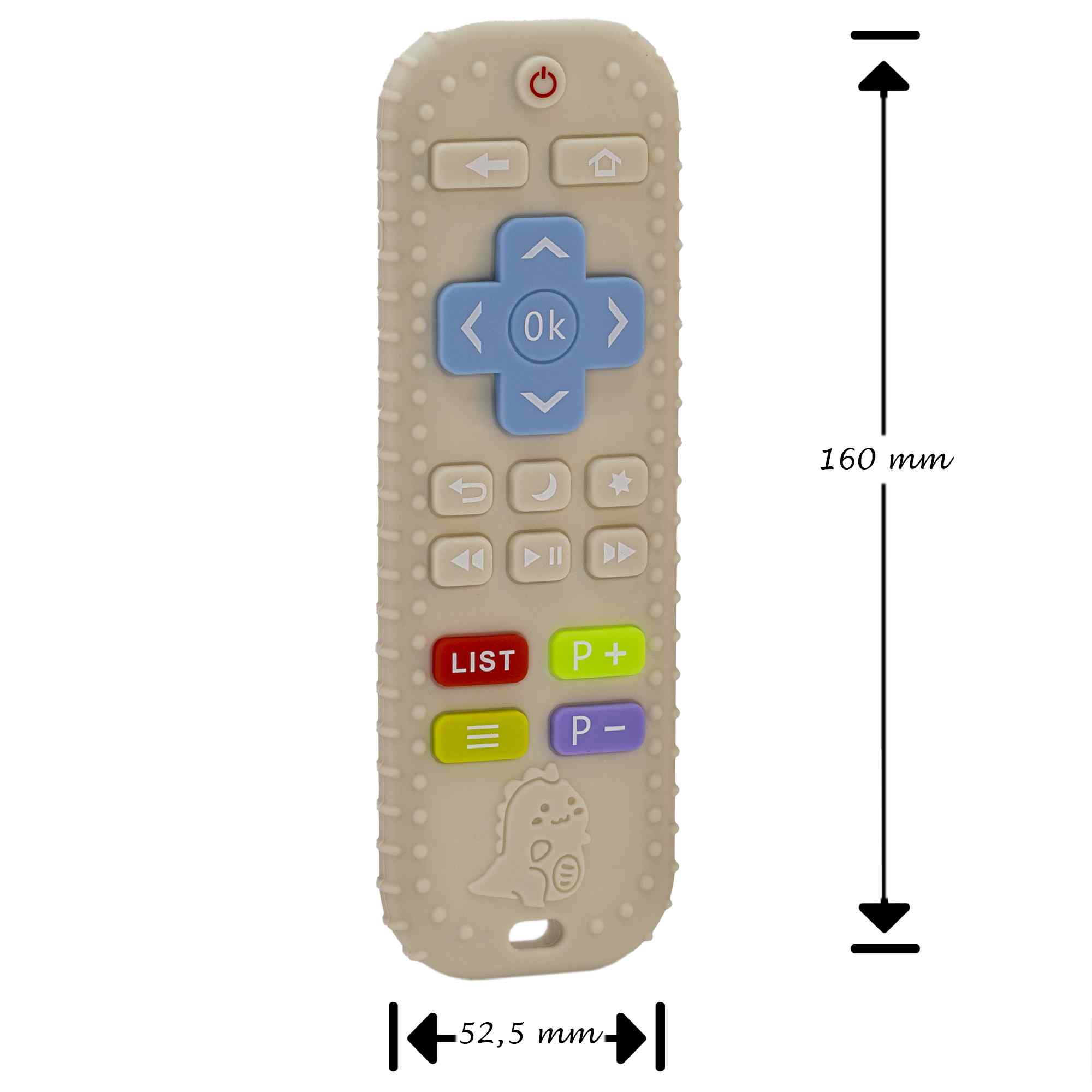 Juguete para bebe mando distancia Dentición Mordedores Silicona Beige - imagen 6