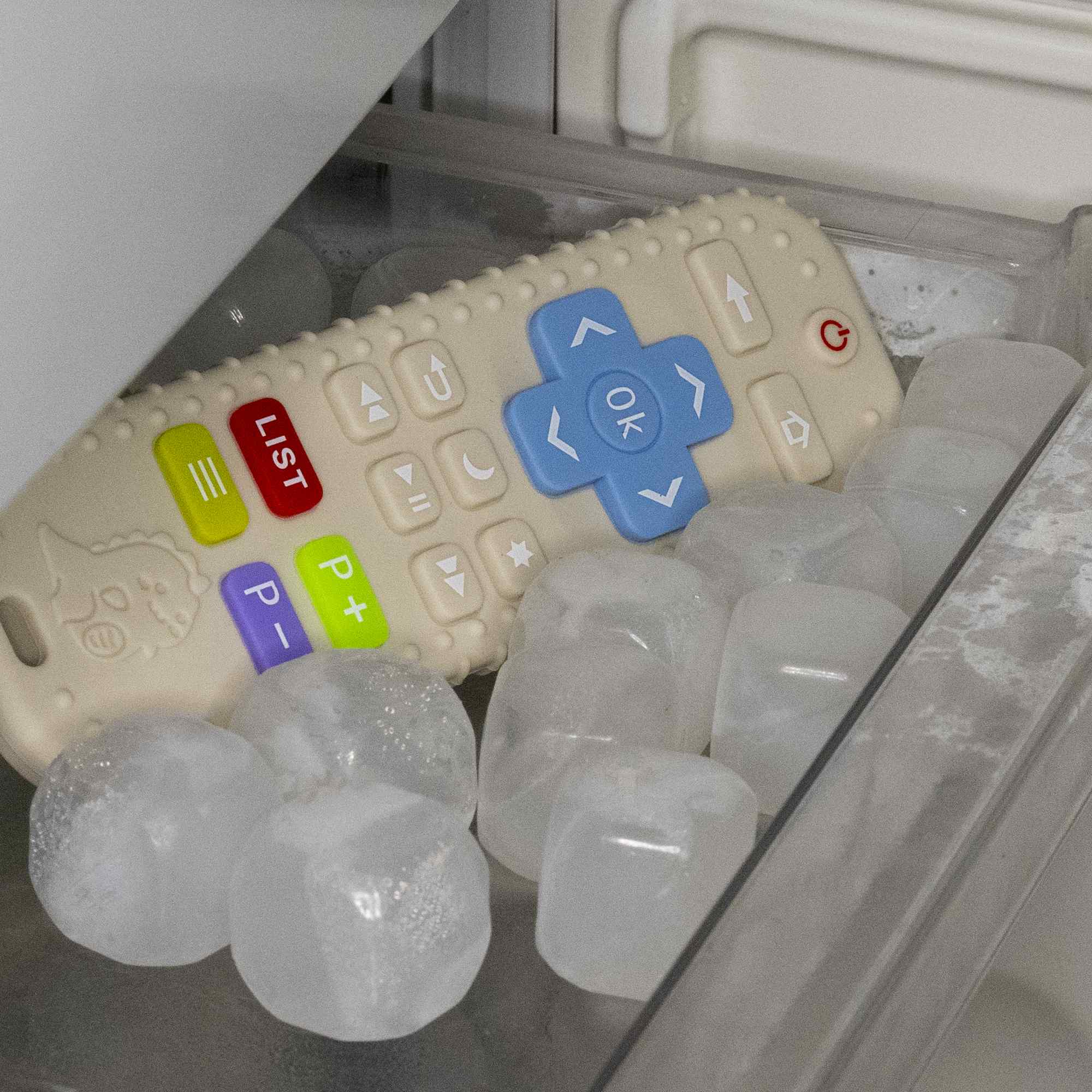 Juguete para bebe mando distancia Dentición Mordedores Silicona Beige - imagen 7