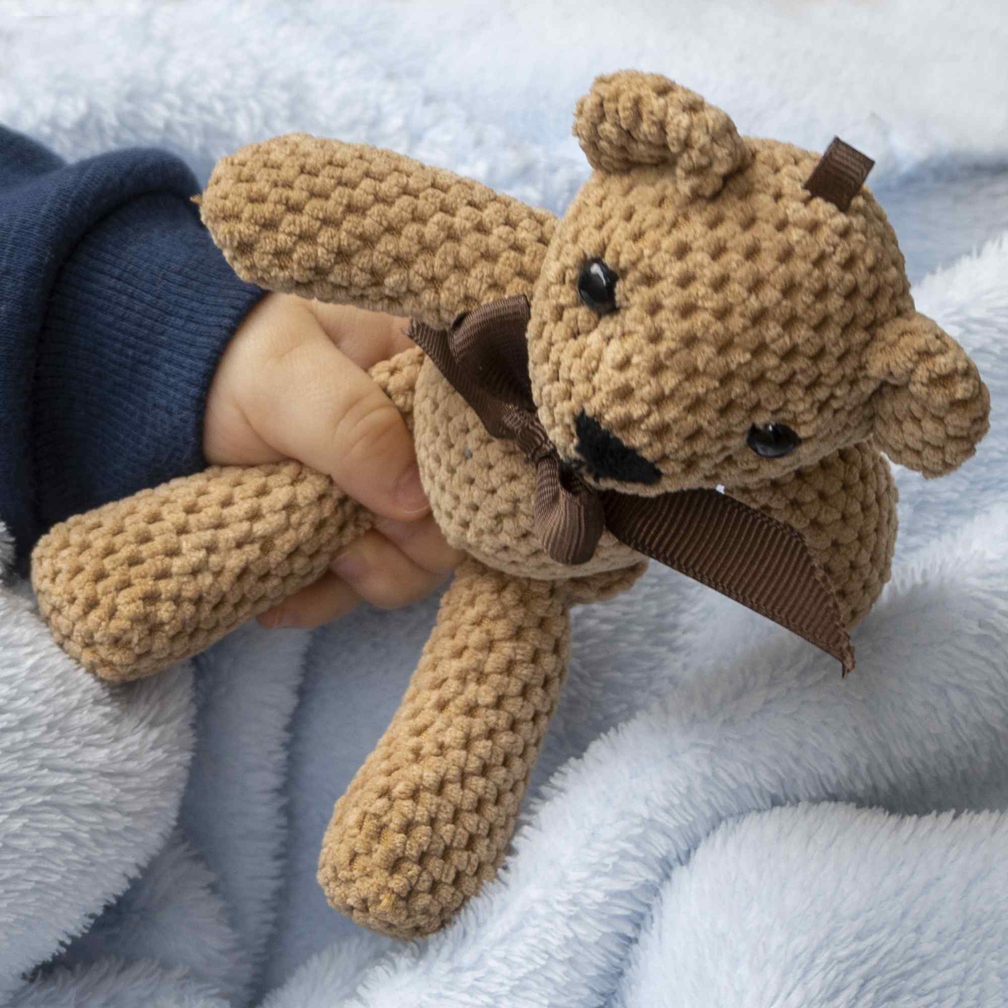 Oso de peluche marron 17 cm - imagen 6