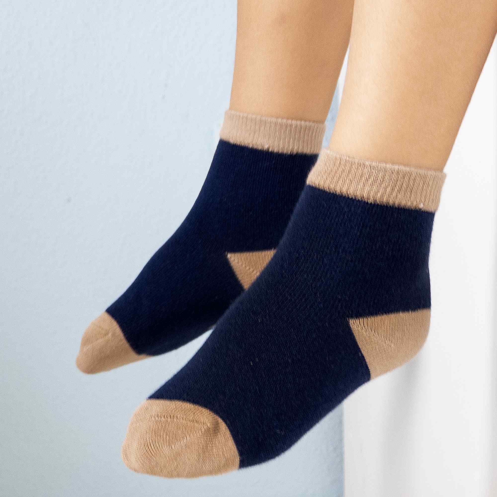 Calcetines para niños 1-3 años 13 cm rosas 5 pares azul - imagen 7