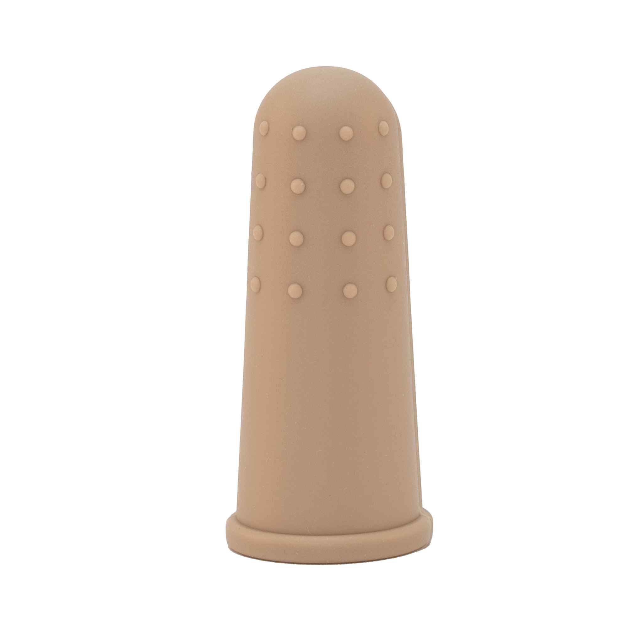 Cepillo de dientes para bebés suave para dedos Beige - imagen 3