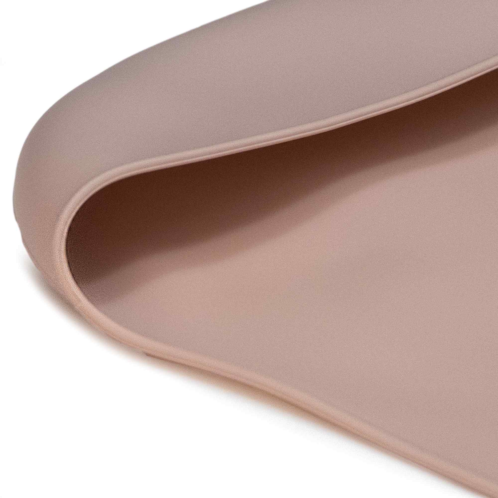 Babero silicona para bebe Rosa pastel - imagen 3