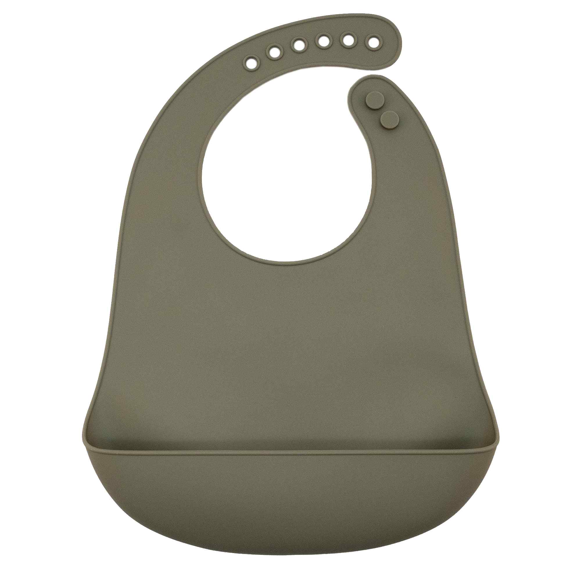Babero silicona para bebe Verde pastel