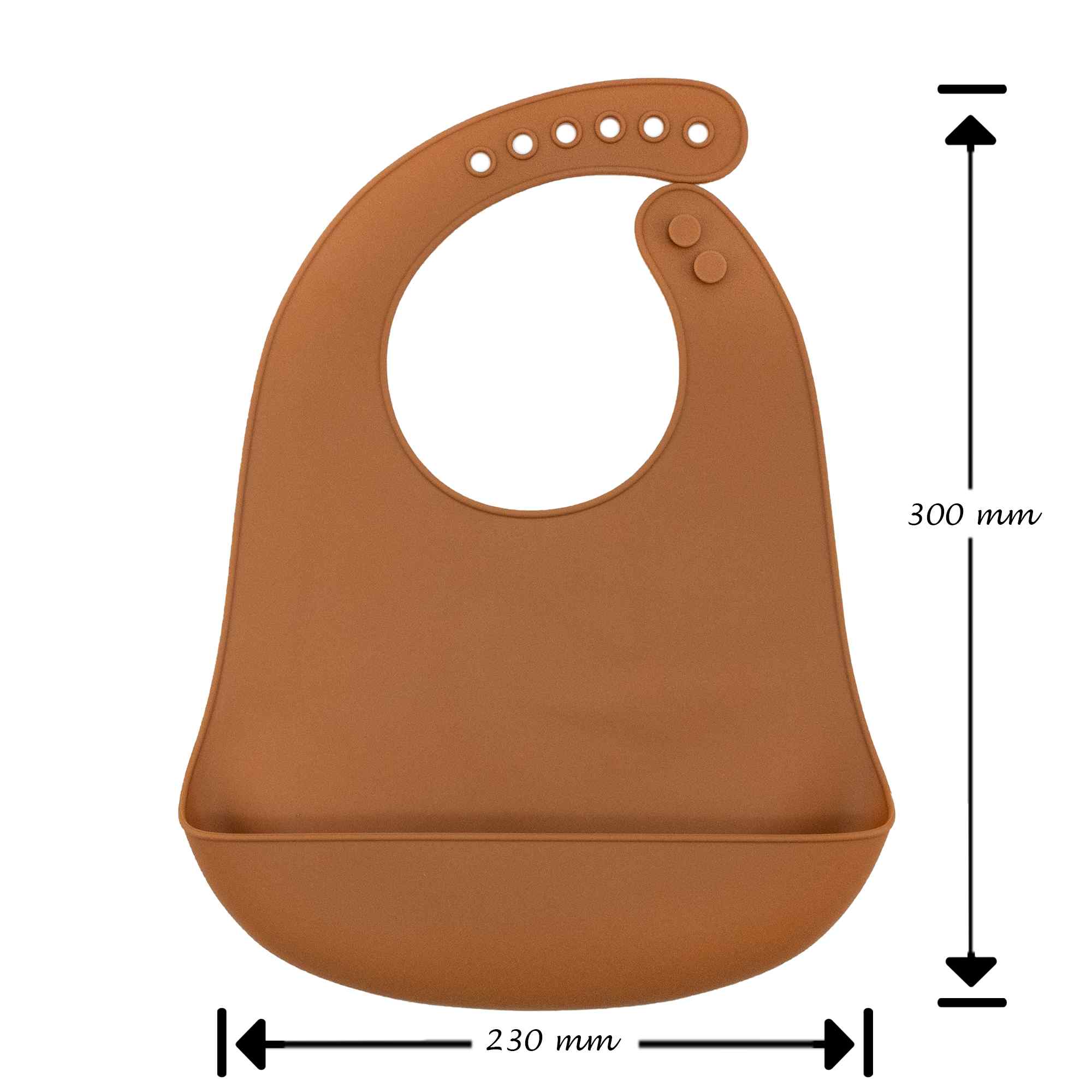 Babero silicona para bebe Naranja - imagen 7