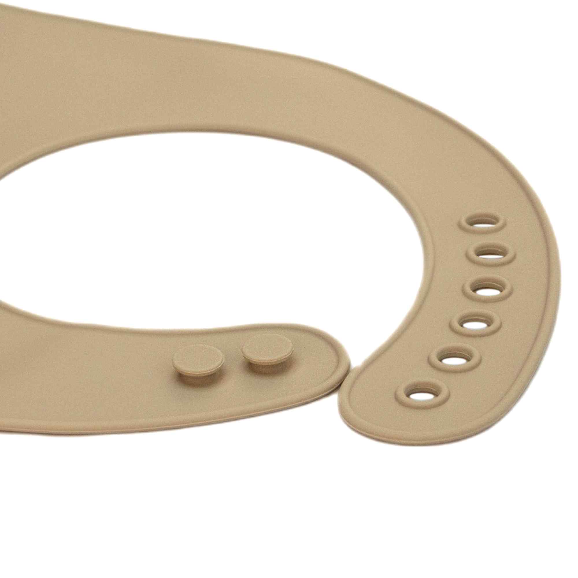 Babero silicona para bebe Crema - imagen 2