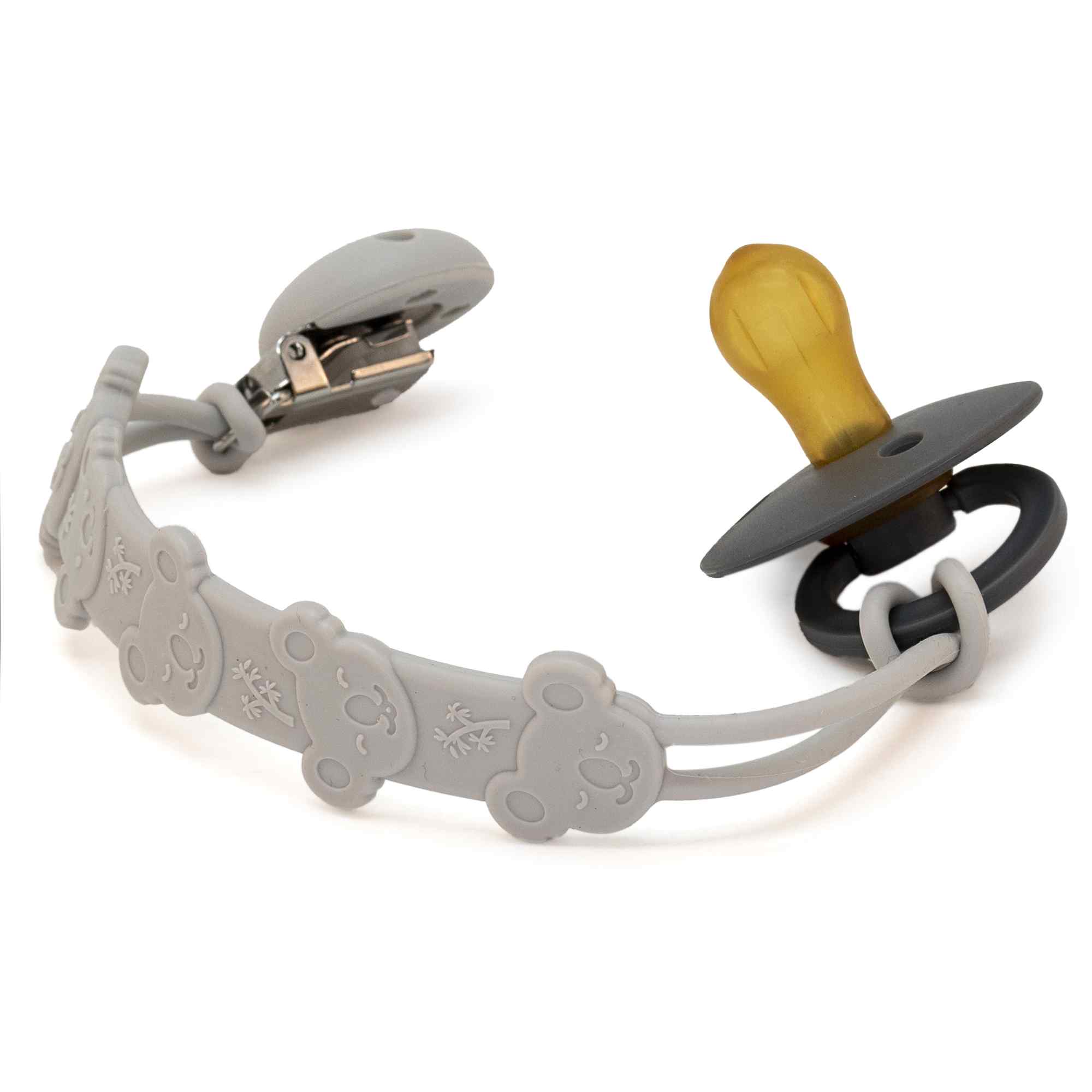 Chupete de látex para bebe gris - imagen 4