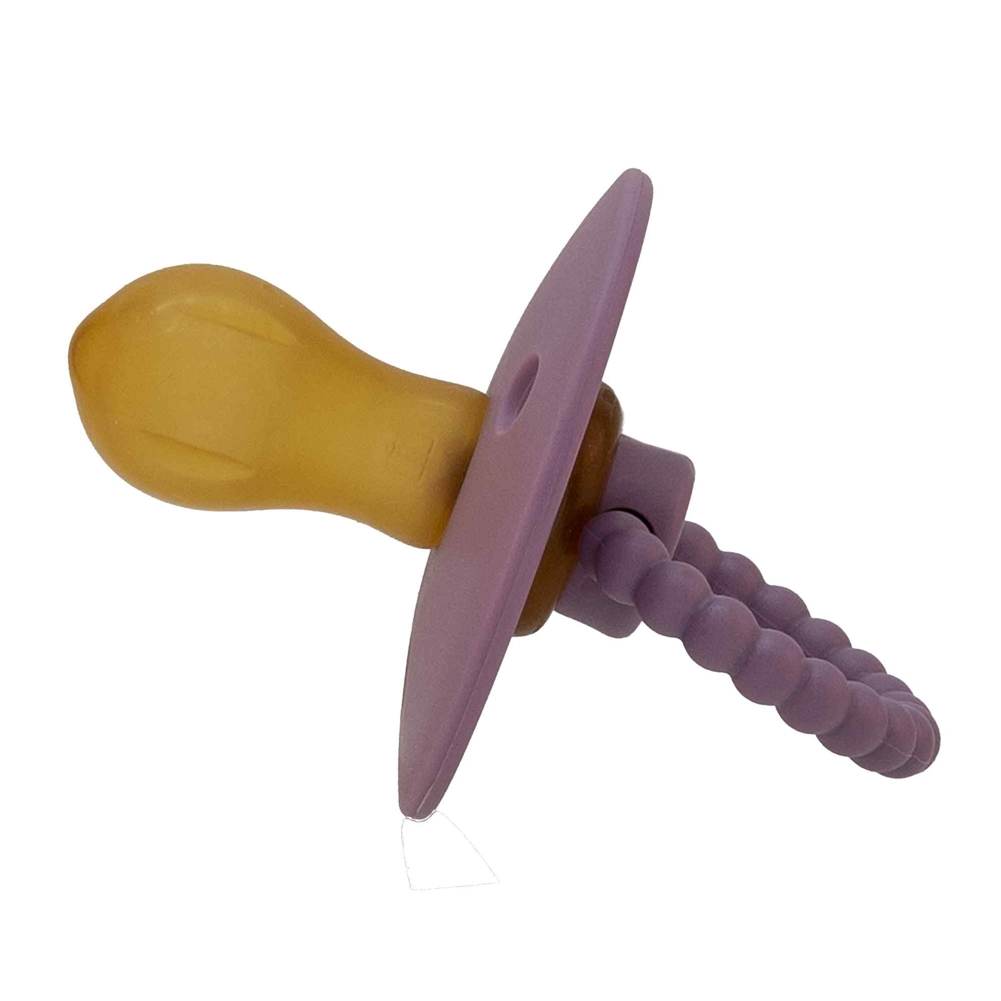 Chupete de látex para bebe rosa - imagen 2