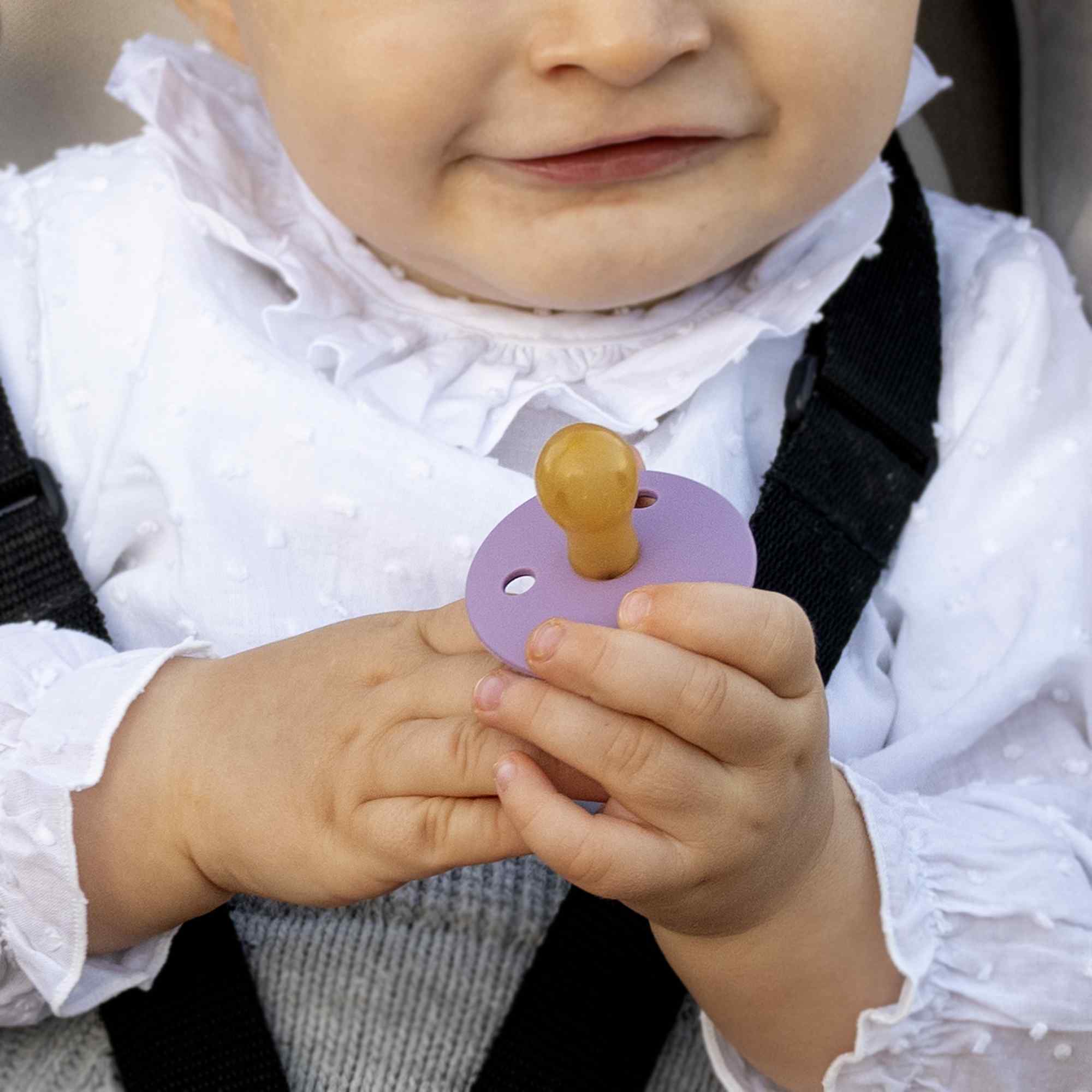 Chupete de látex para bebe rosa - imagen 6