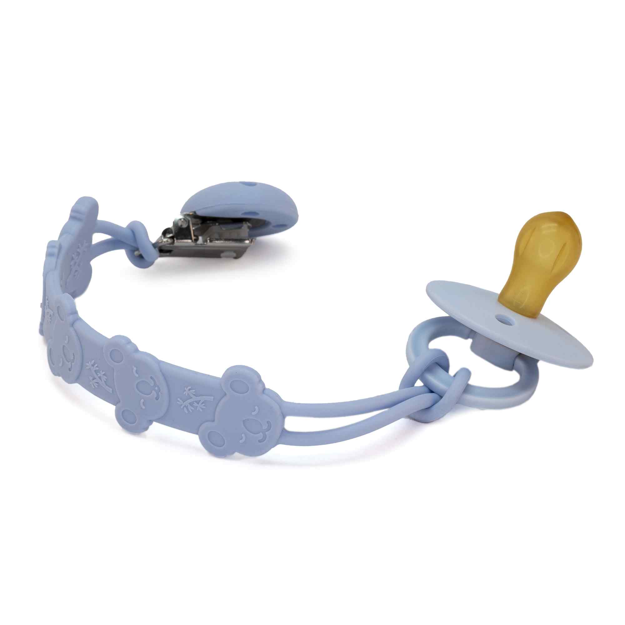 Chupete de látex para bebe azul - imagen 4