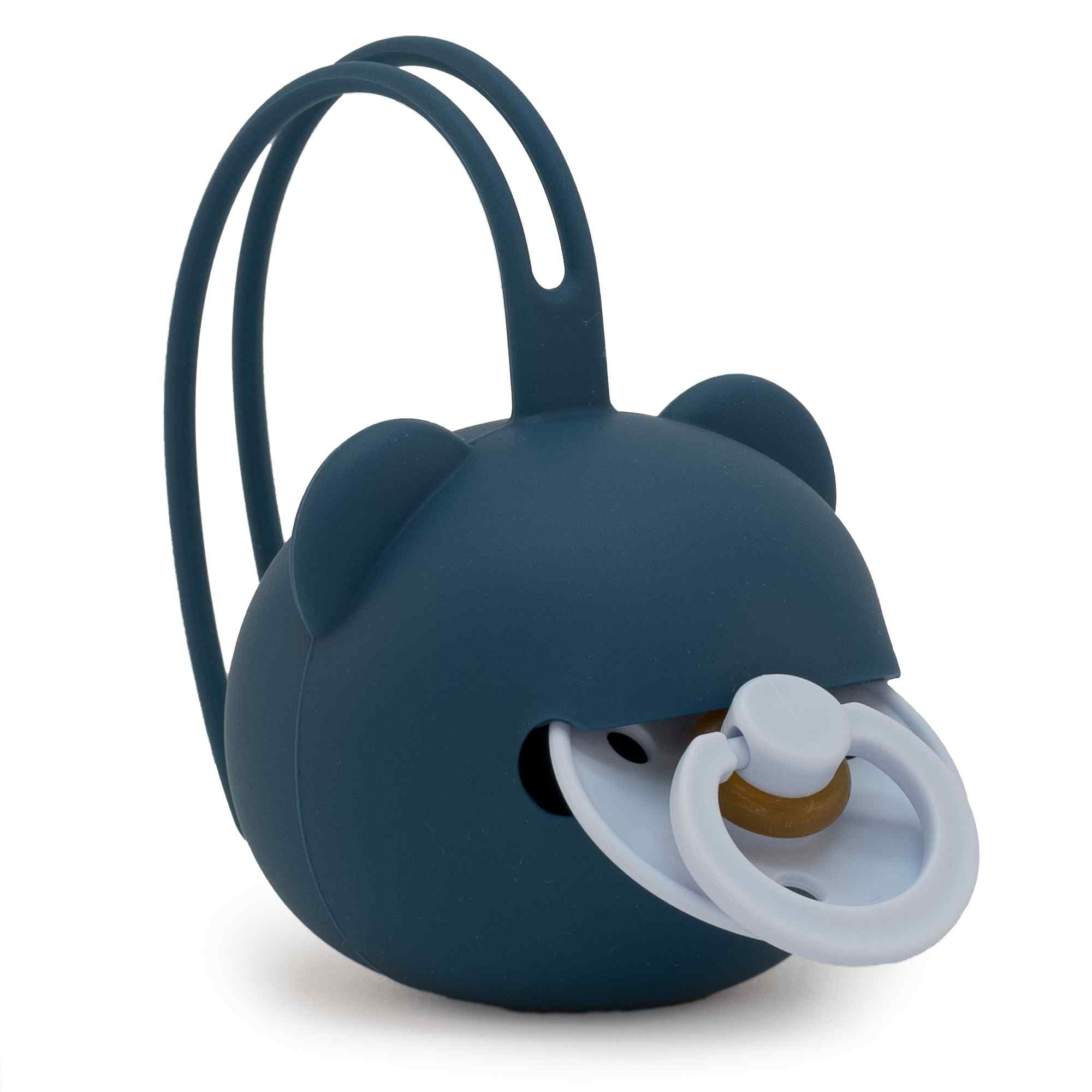 Chupete de látex para bebe azul - imagen 5