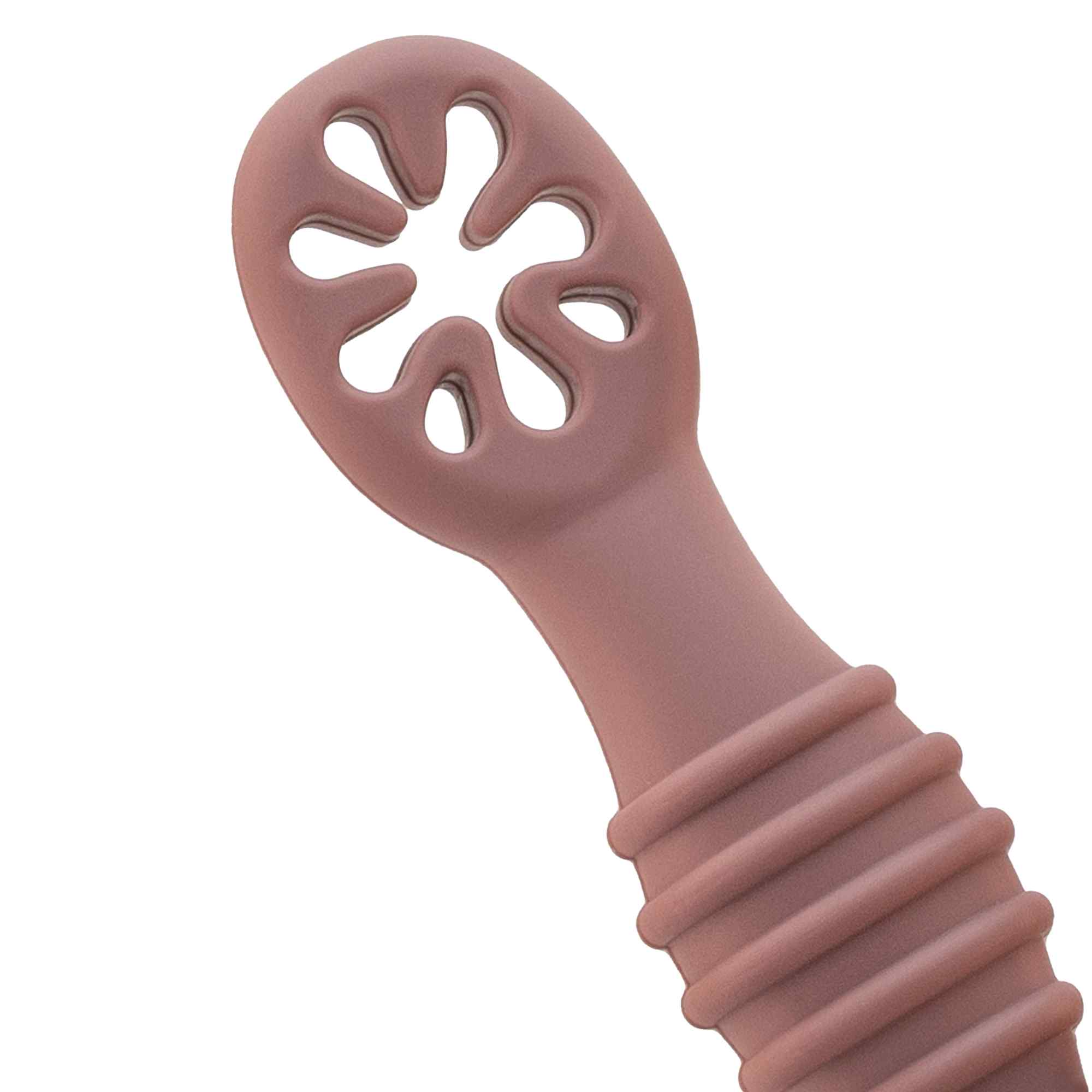 Cucharas para bebe silicona Rosa - imagen 3