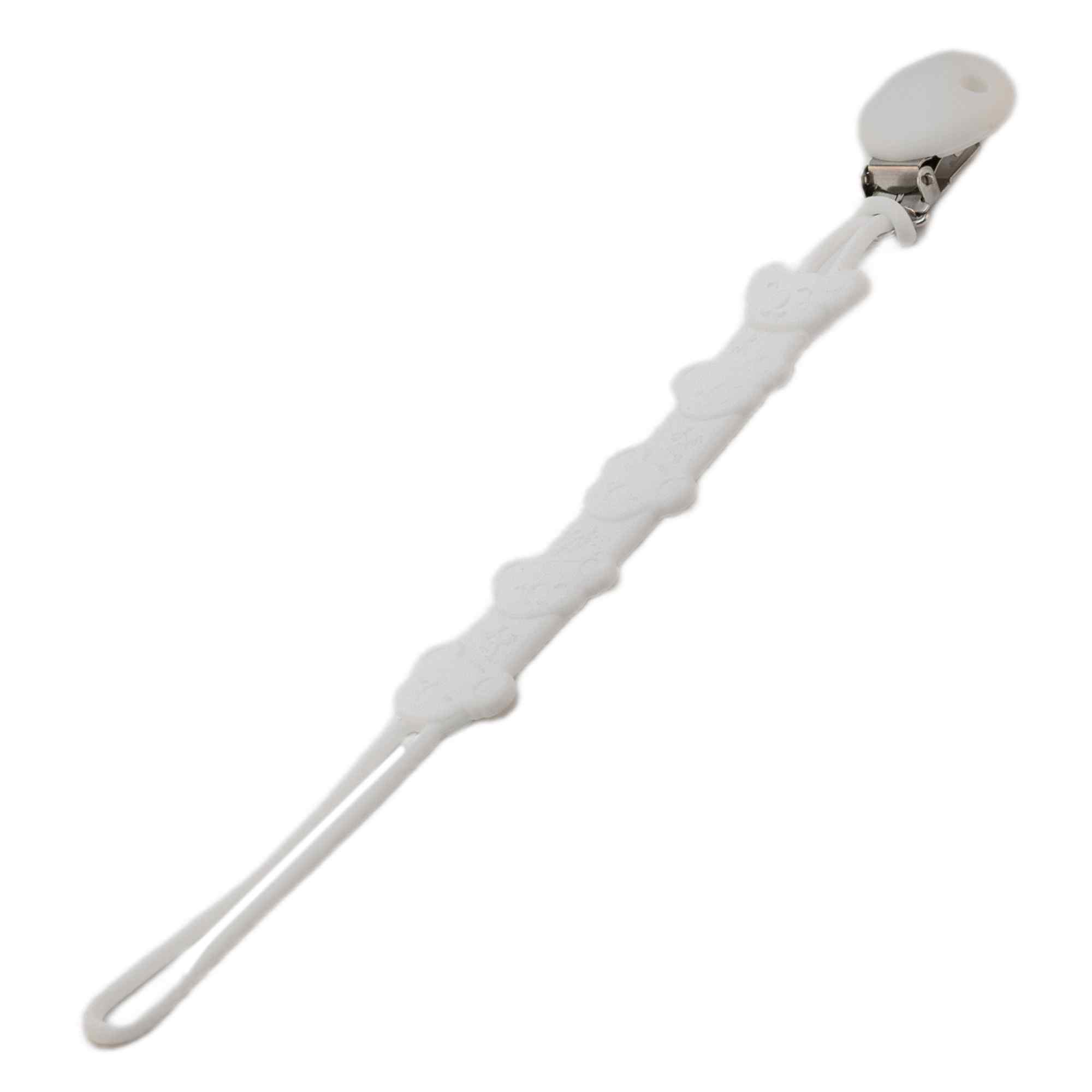 Cadena sujeta chupete silicona diseño koala blanco
