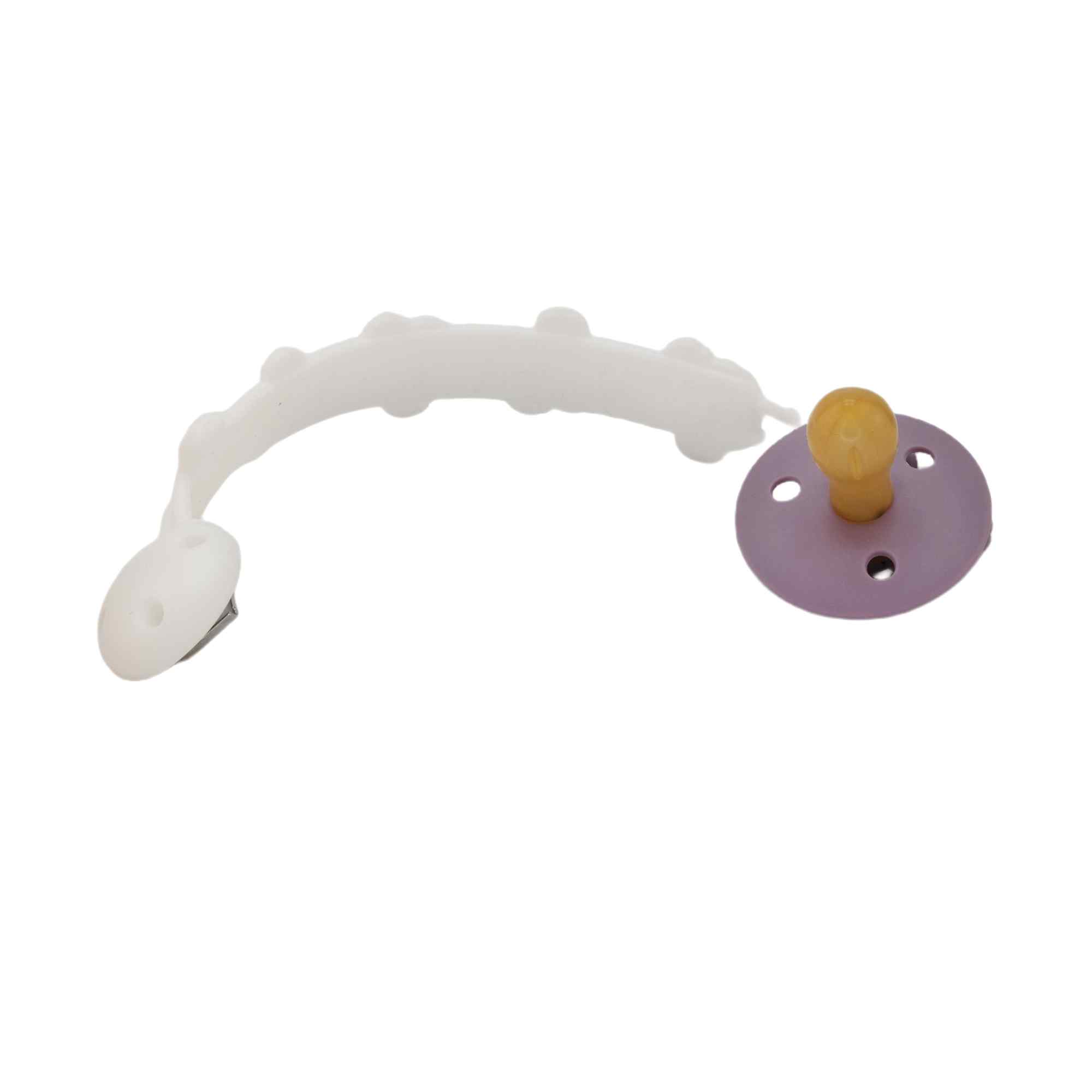 Cadena sujeta chupete silicona diseño koala blanco - imagen 5