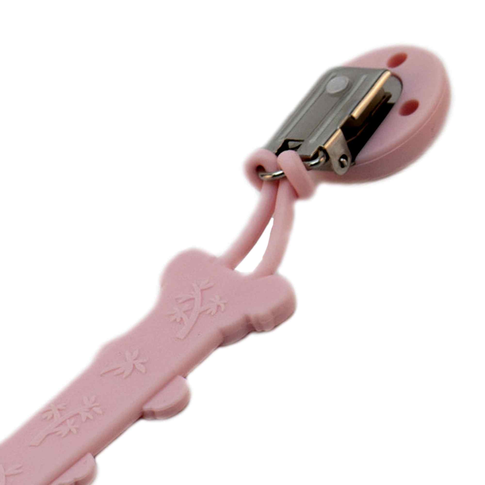 Cadena sujeta chupete silicona diseño koala Rosa - imagen 2