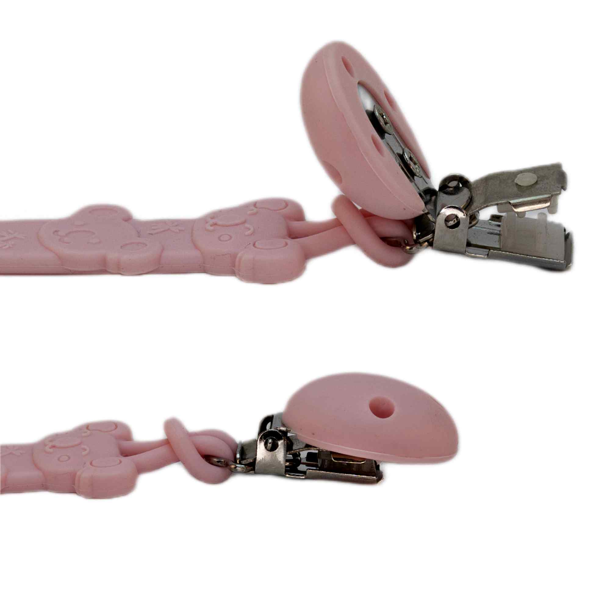 Cadena sujeta chupete silicona diseño koala Rosa - imagen 4
