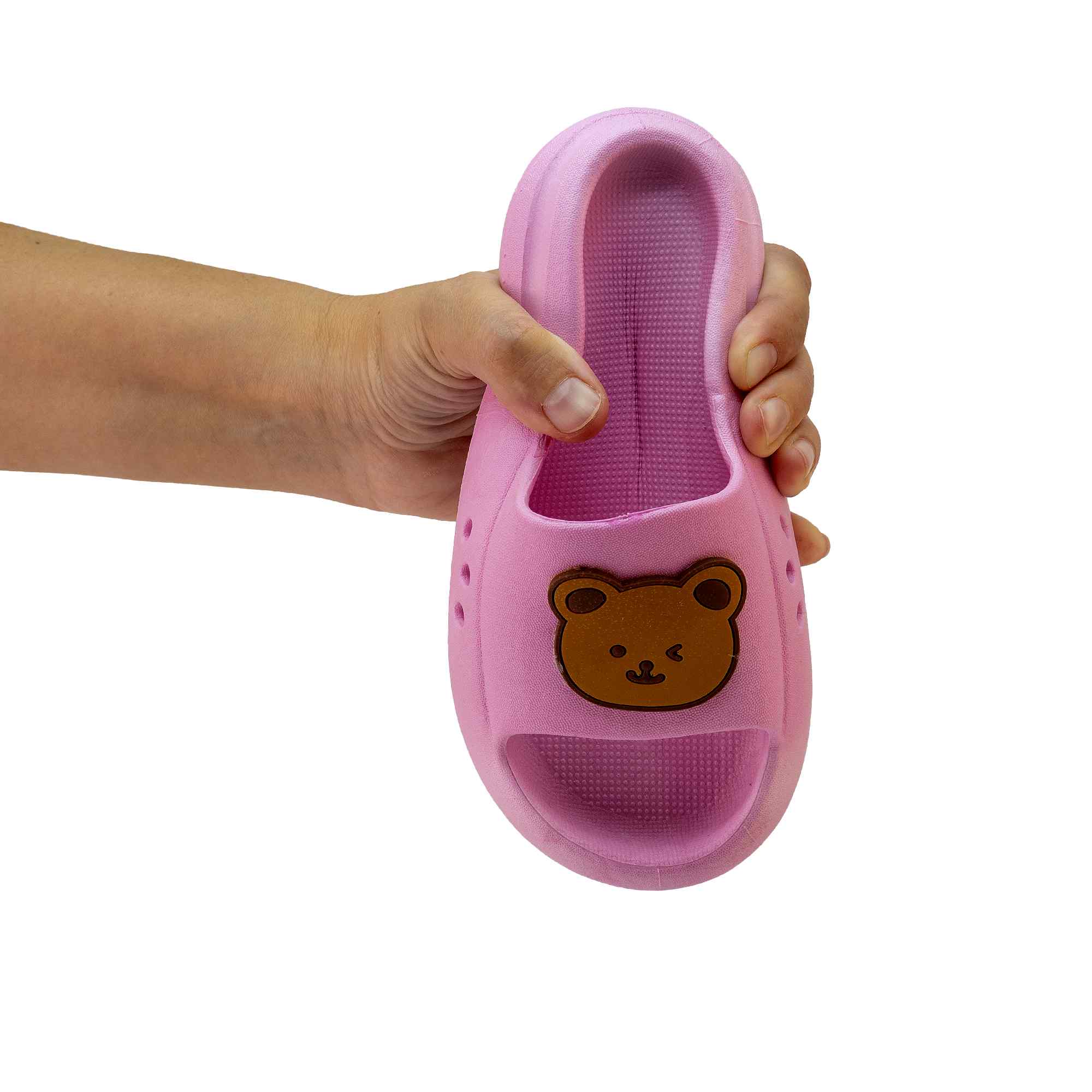 Chanclas antideslizantes diseño oso rosa 16 cm talla 24-25 - imagen 5