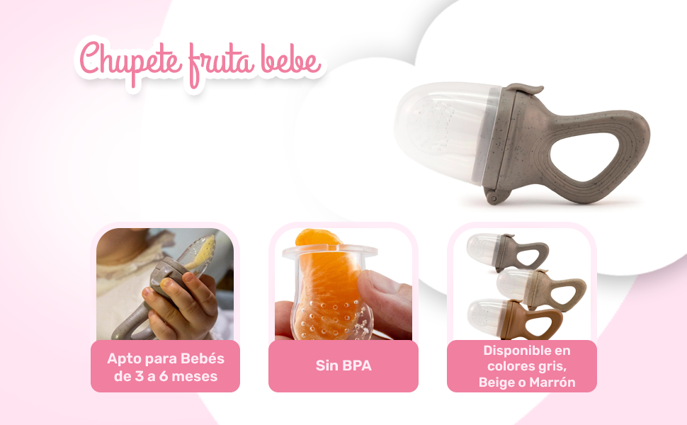 Banner - Chupete para fruta Marrón