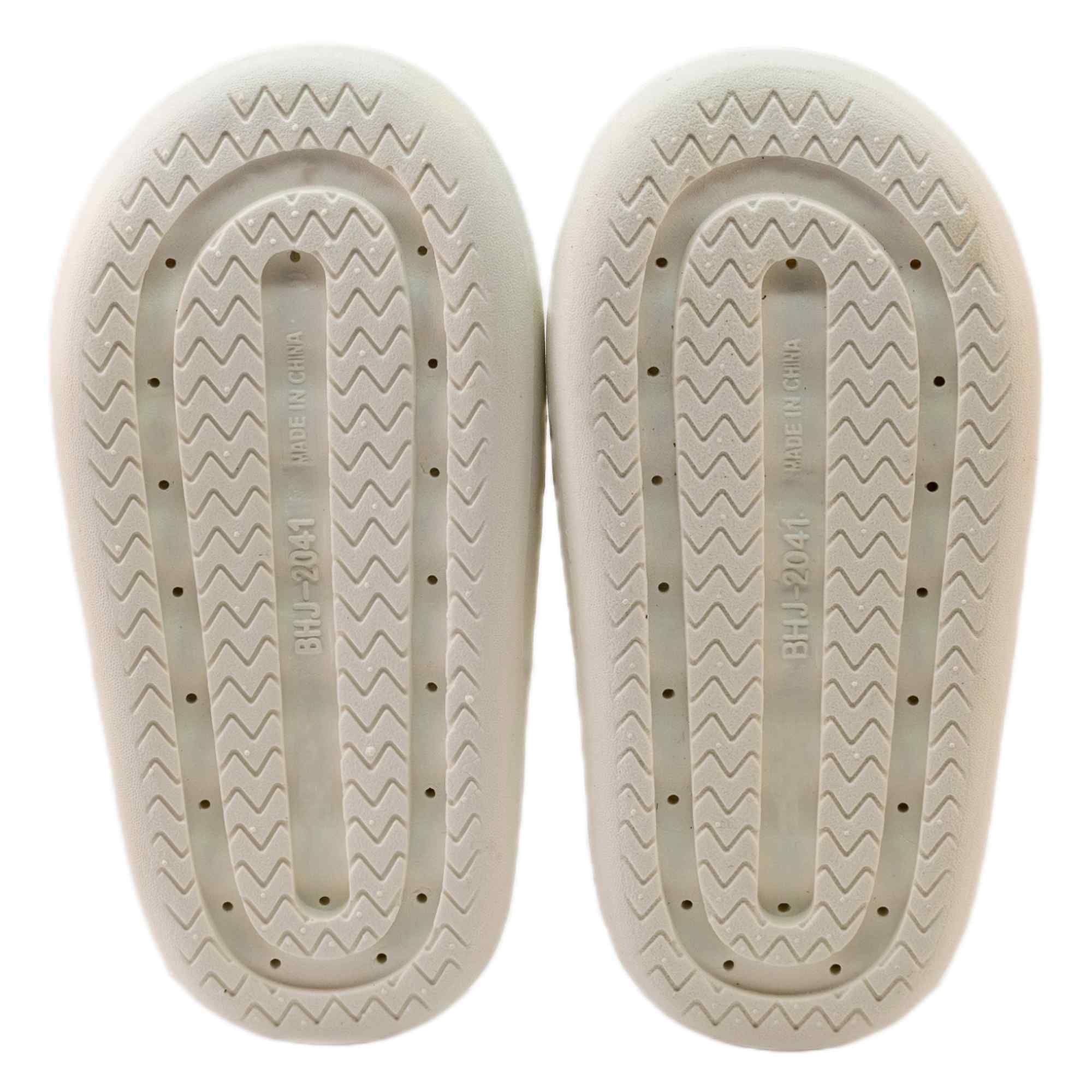 Chanclas antideslizantes diseño oso blancas 17 cm talla 26-27 - imagen 3
