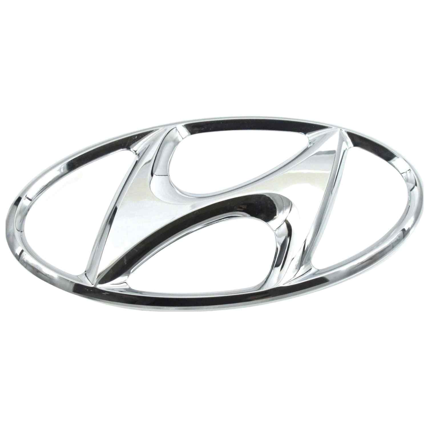 Emblema adhesivo maletero compatible con Hyundai 115 mm x 55mm - imagen 1