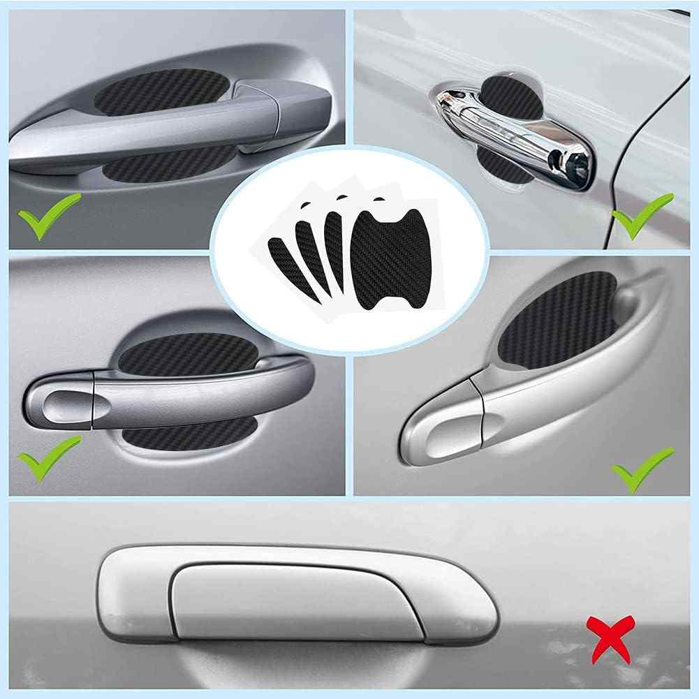 Adhesivos Protectores para Manilla de Coche 4 unidades negro - imagen 6