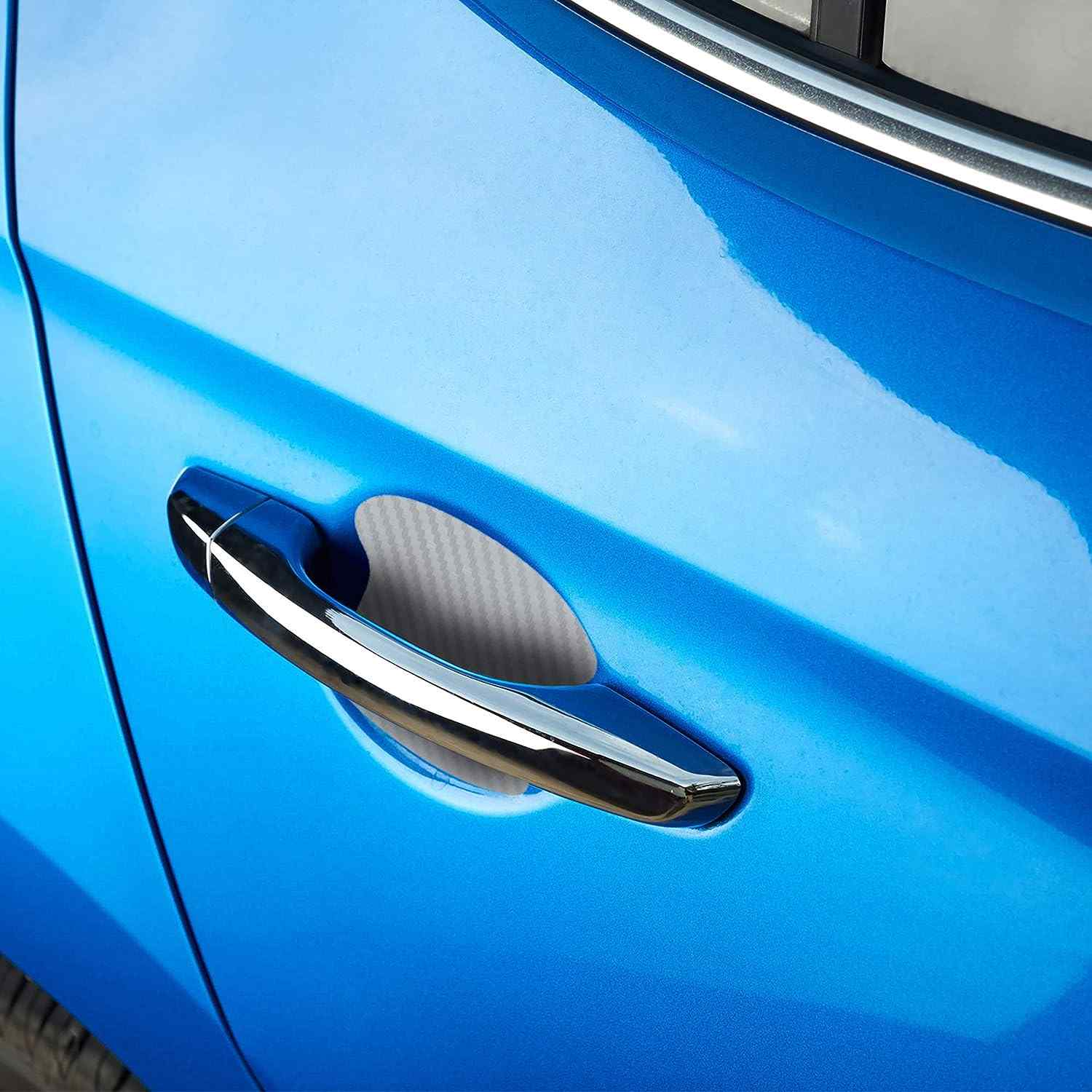 Adhesivos Protectores para Manilla de Coche 4 unidades plateado - imagen 2