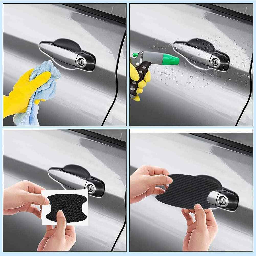 Adhesivos Protectores para Manilla de Coche 4 unidades plateado - imagen 4